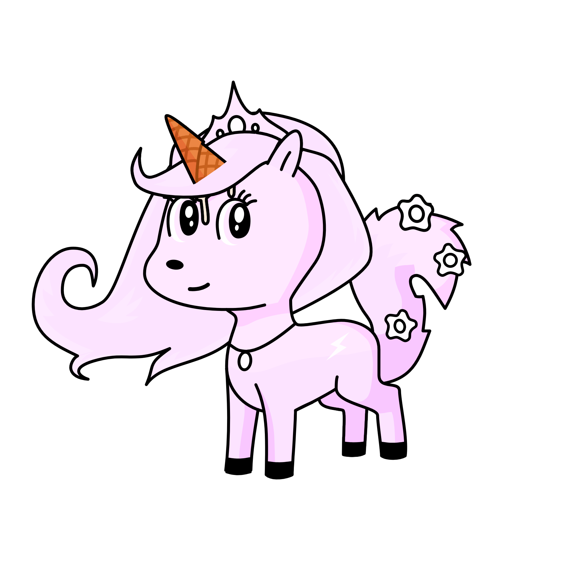 princess white, the unicorn