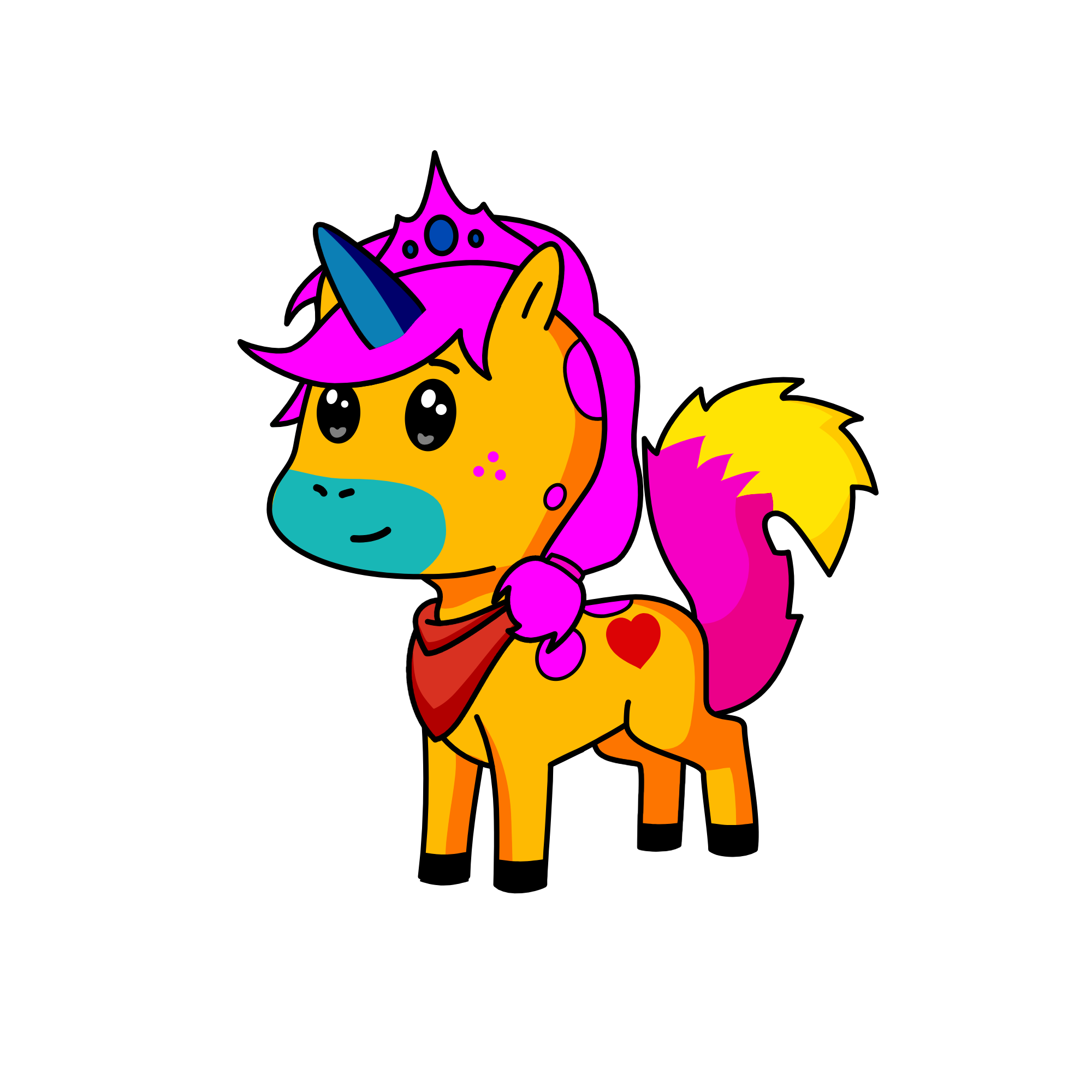 nothing, the unicorn