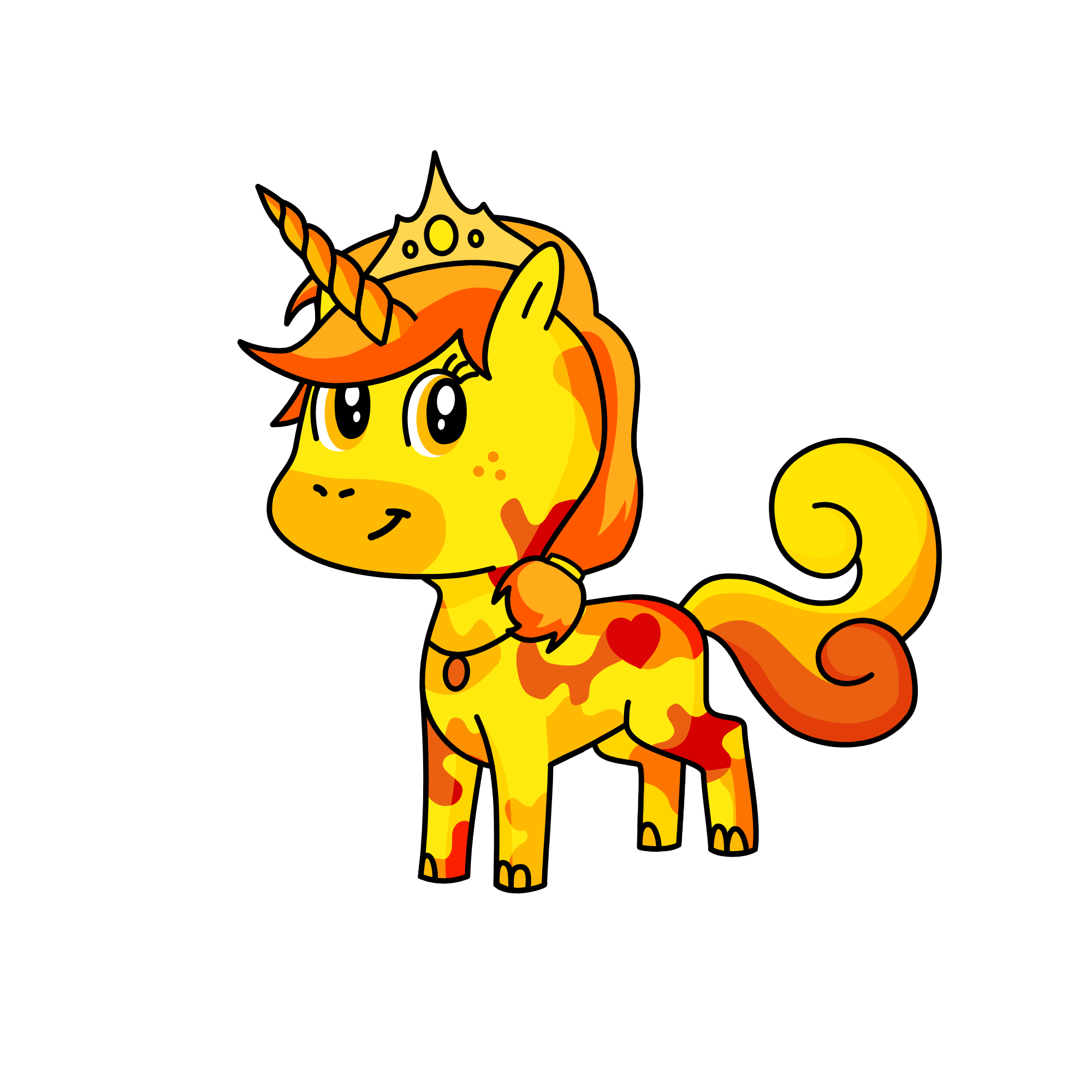 Brytani , the unicorn