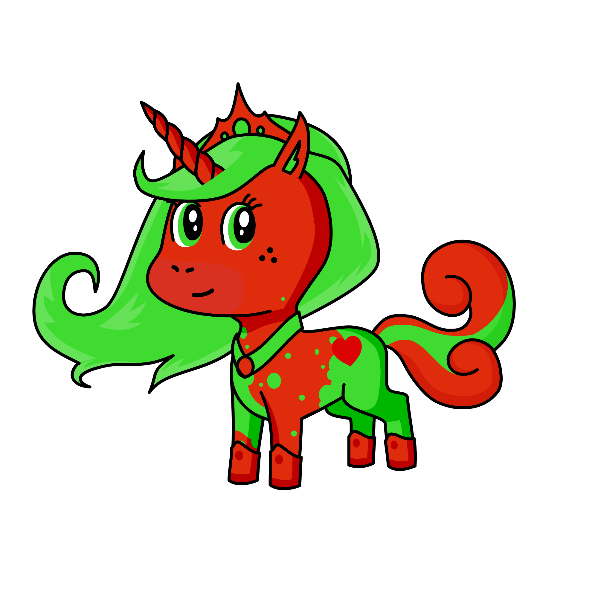 Christmas Queen, the unicorn