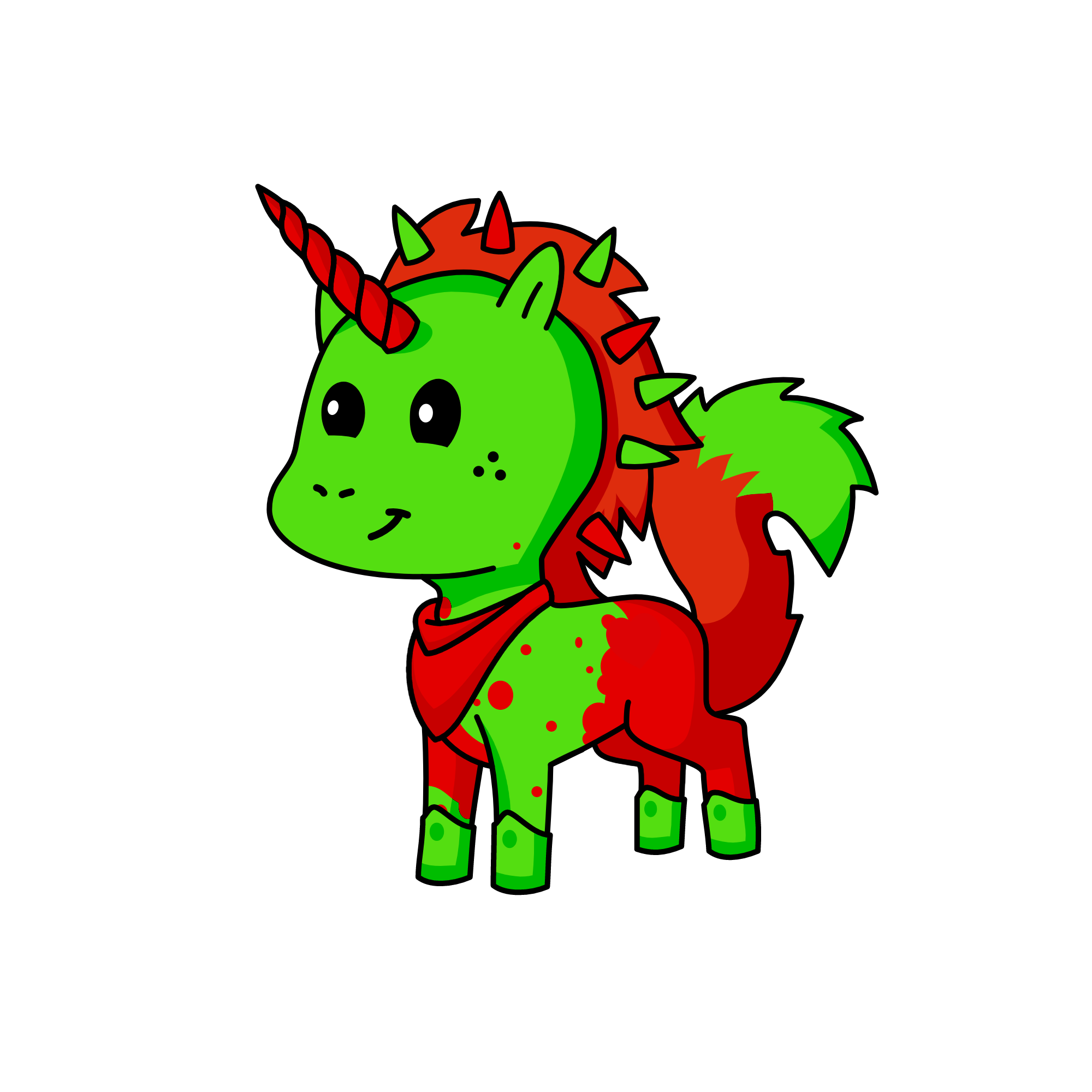 Christmas King, the unicorn