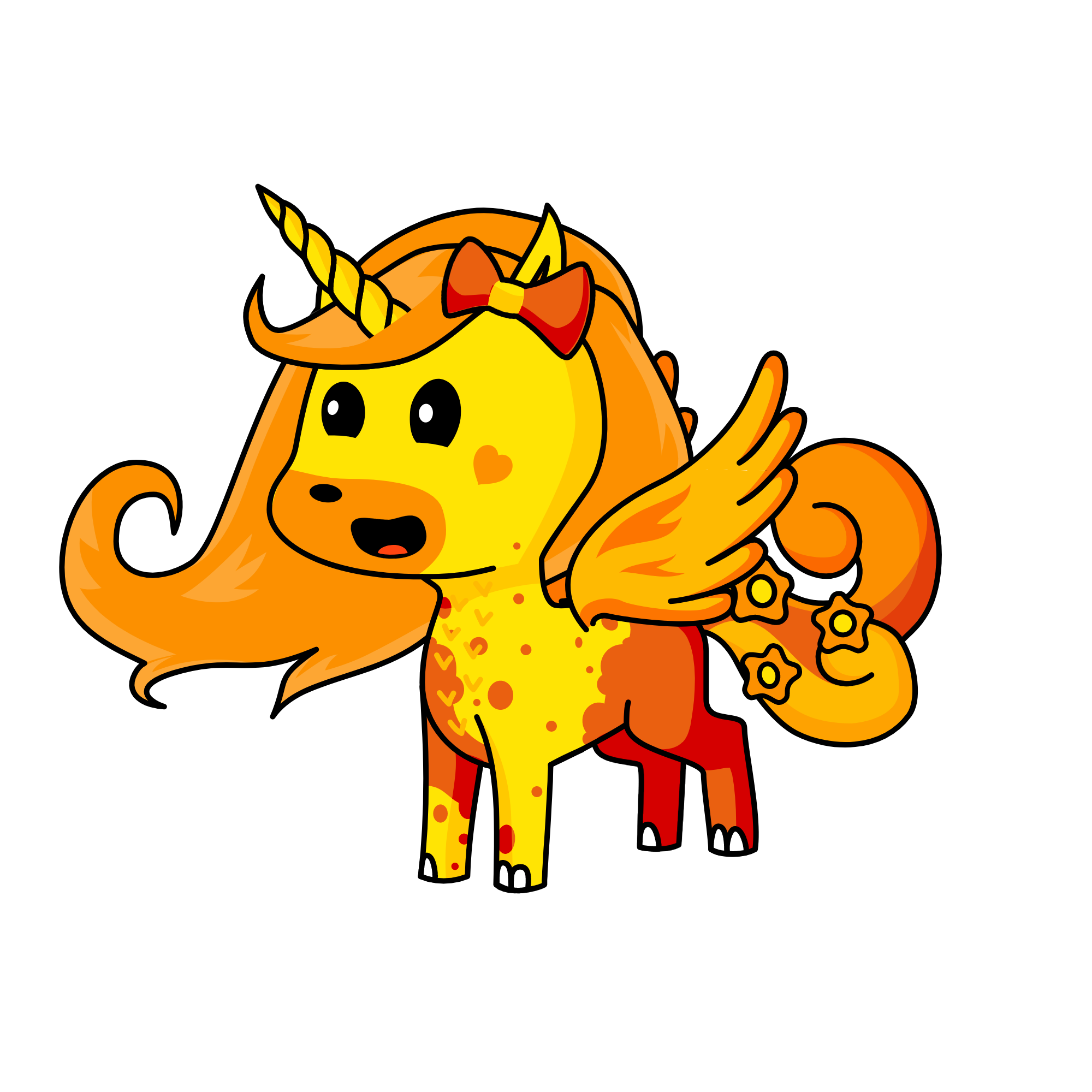 A nice worm day, the unicorn