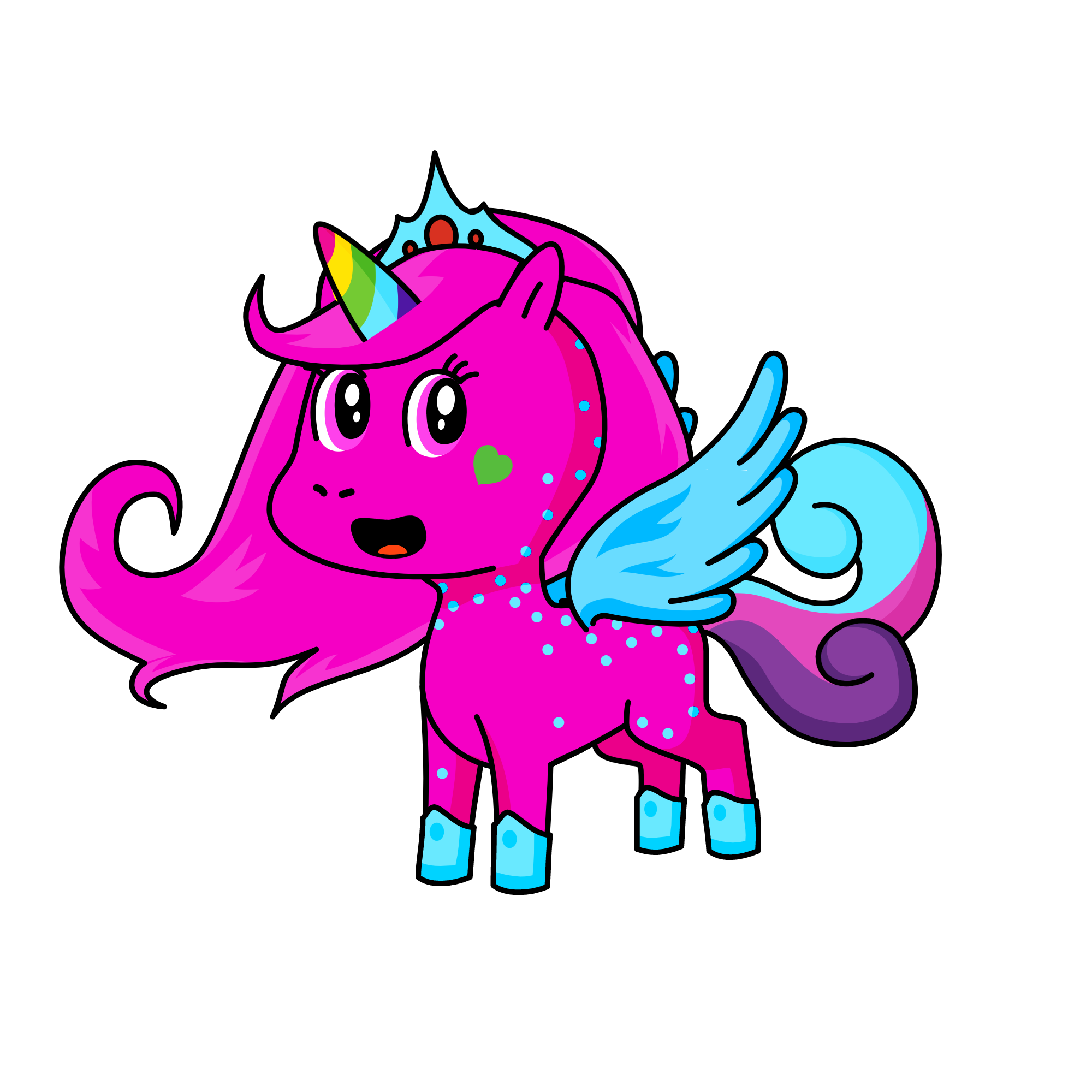 Sakura, the unicorn