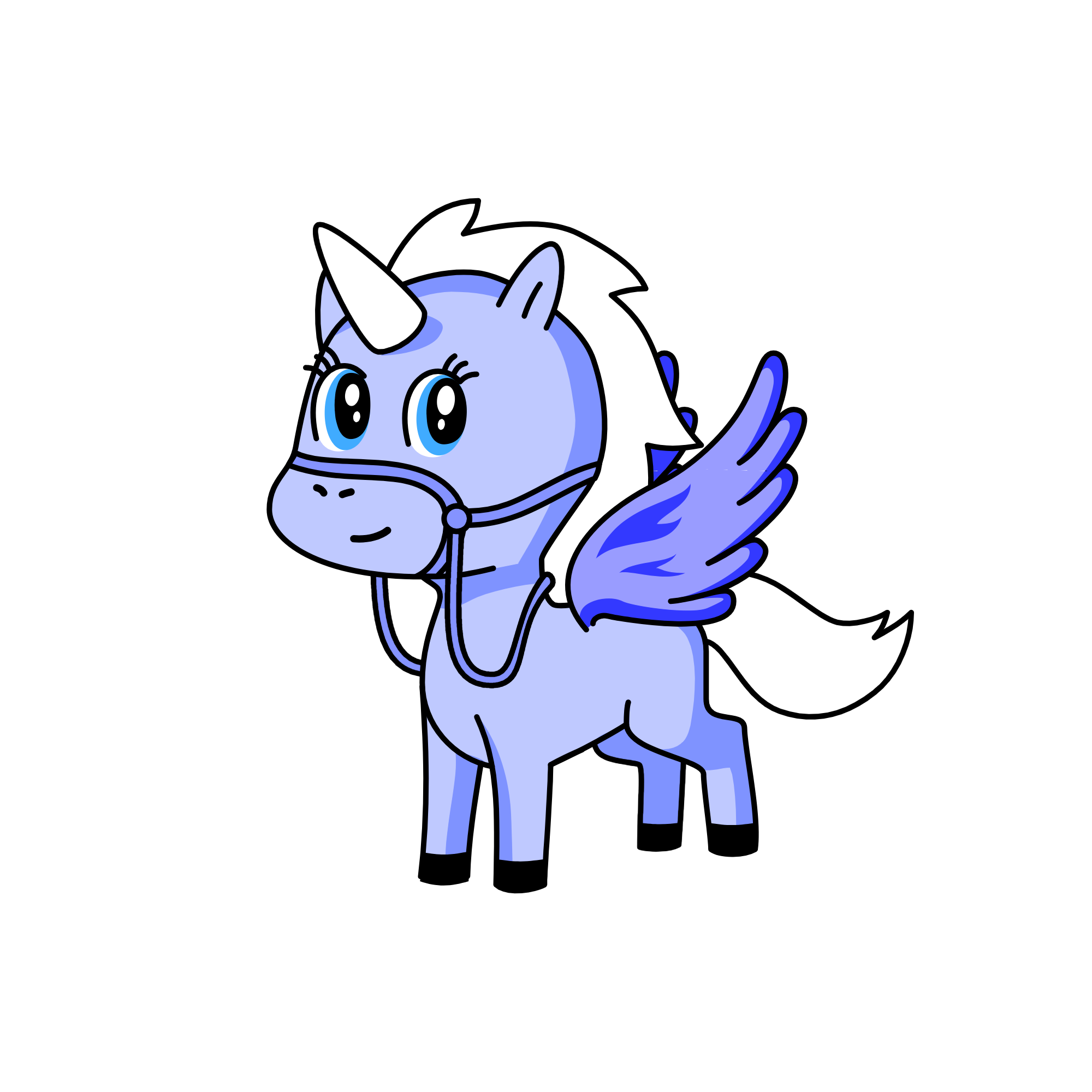 Violetita mi peluche ;D, the unicorn