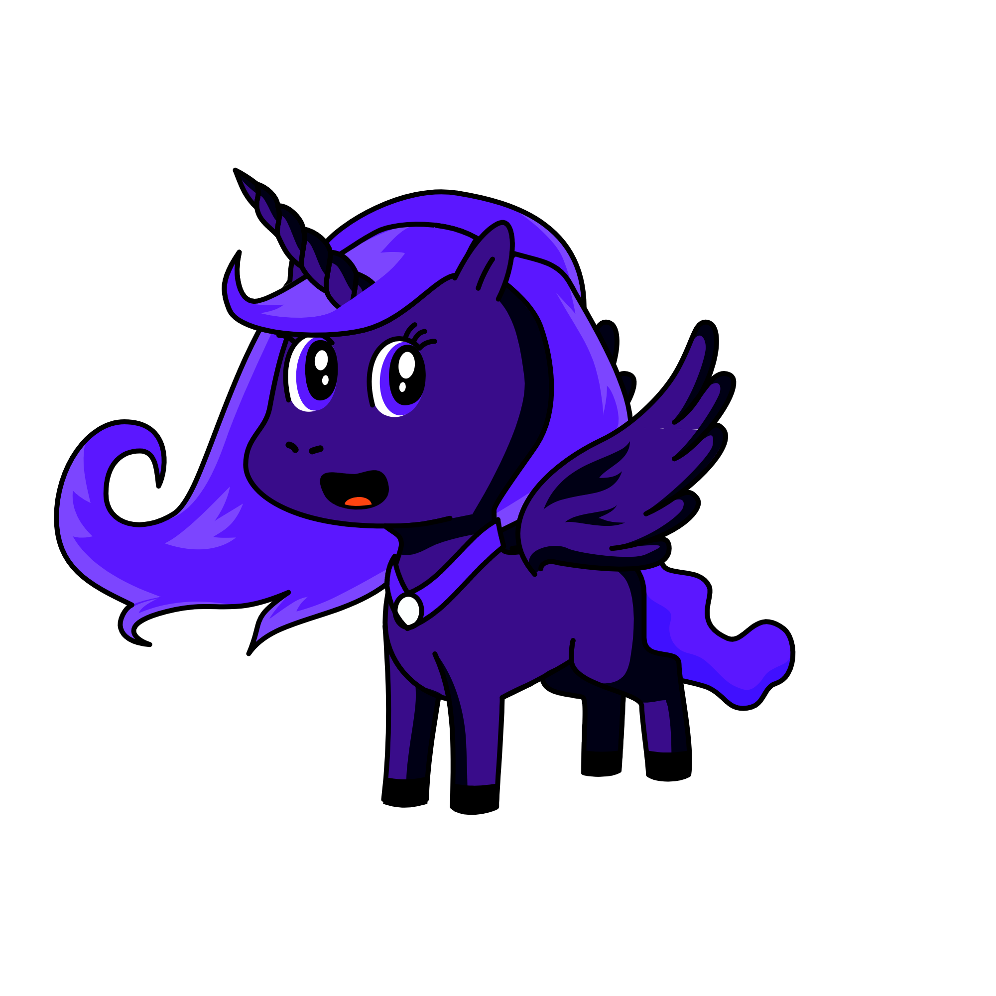 Princess Luna, the unicorn
