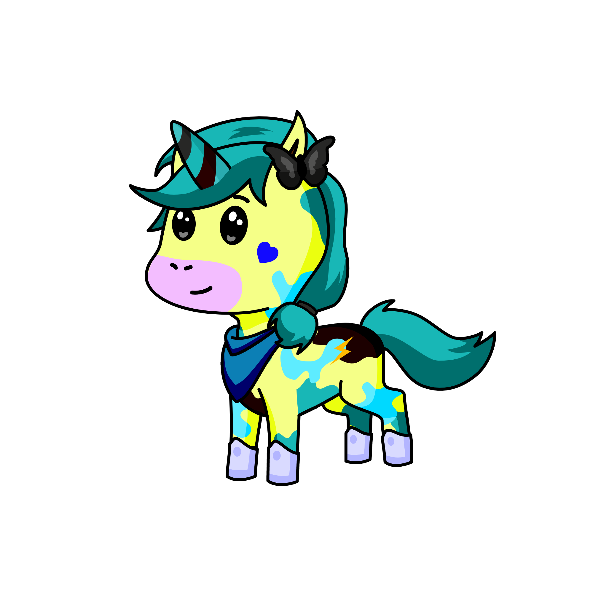 Lightning, the unicorn