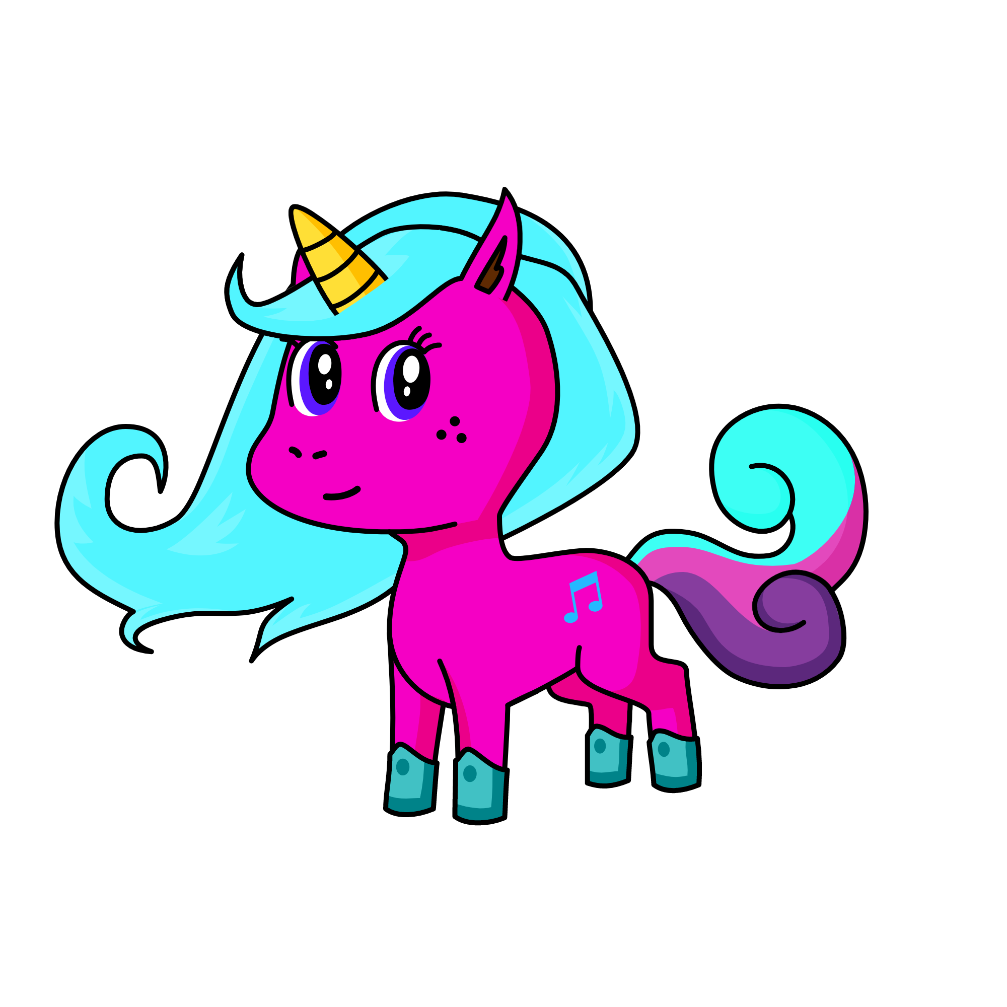 mutica, the unicorn