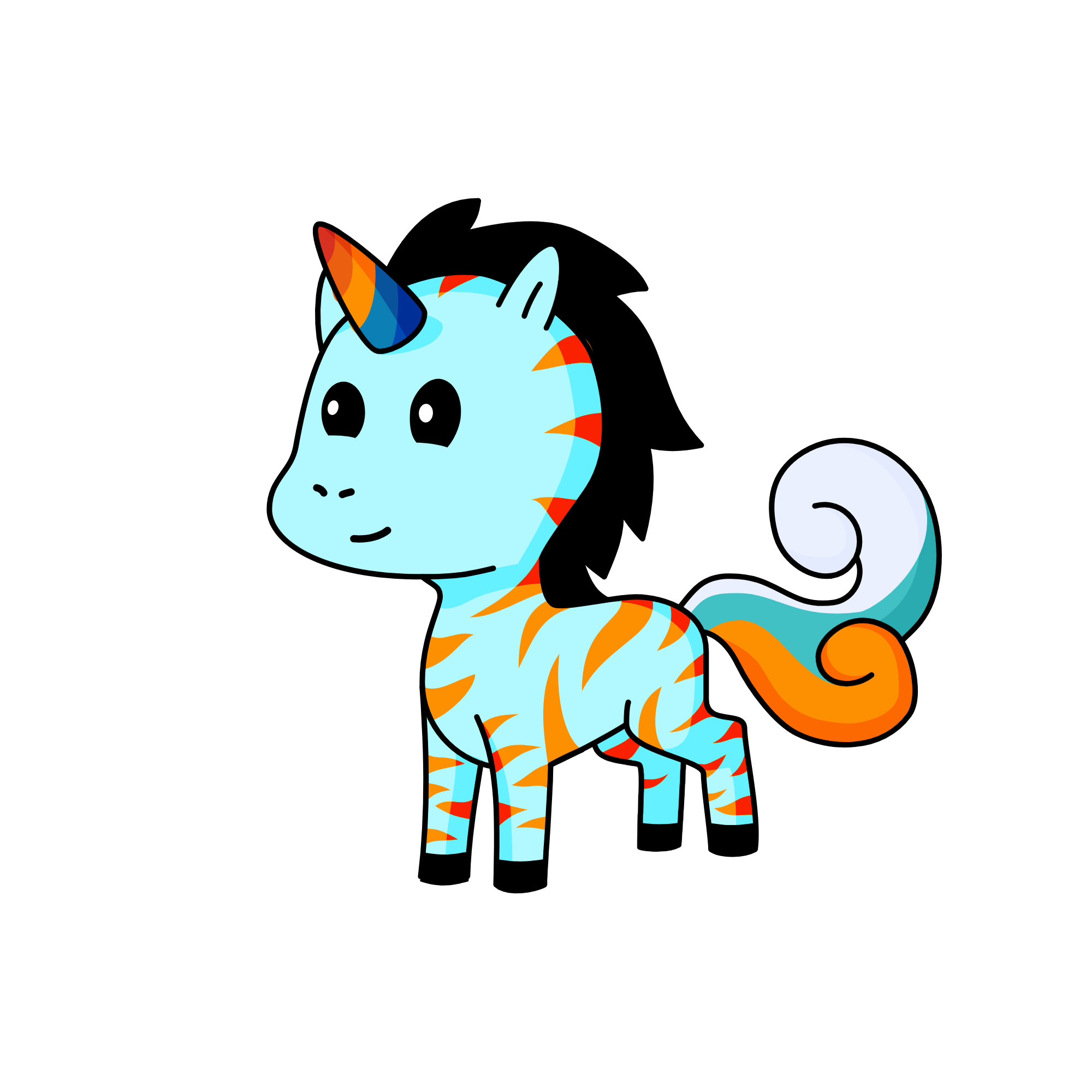 Fireice, the unicorn