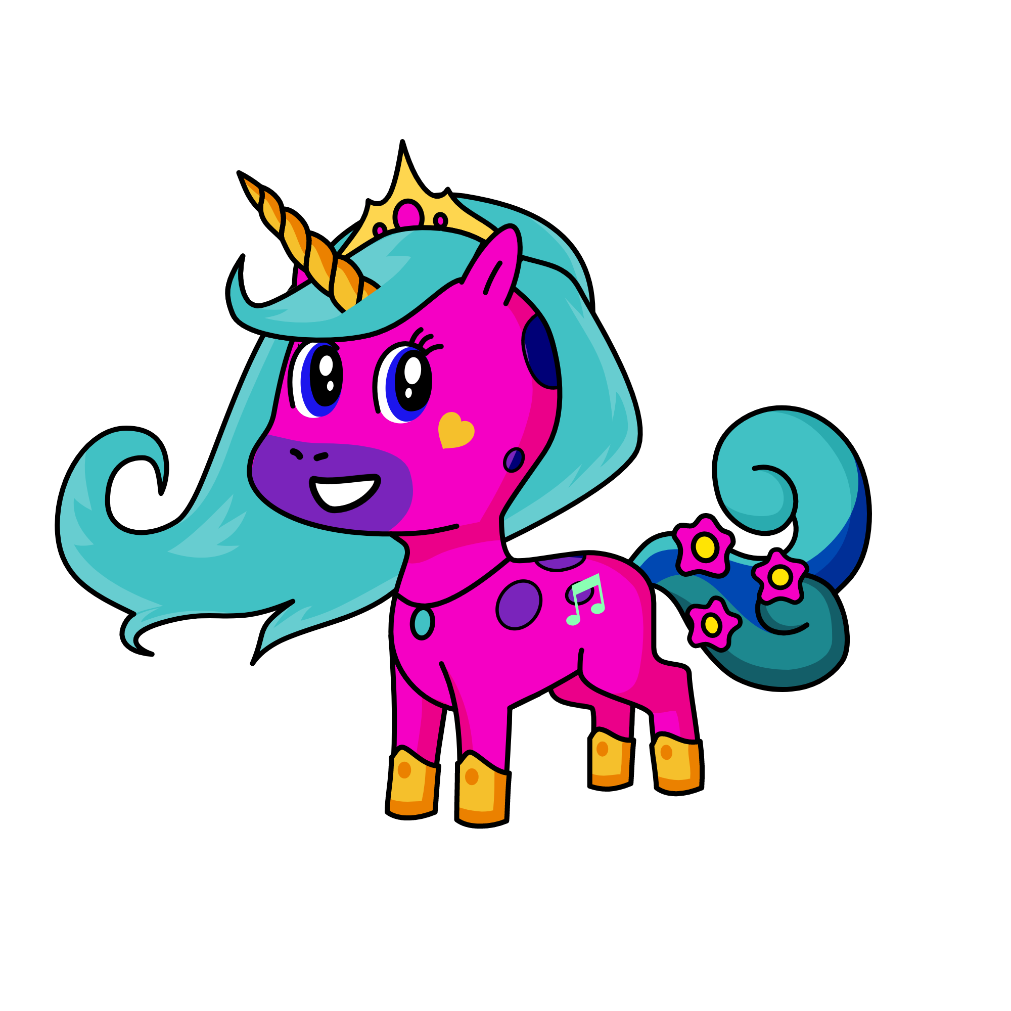 melody, the unicorn