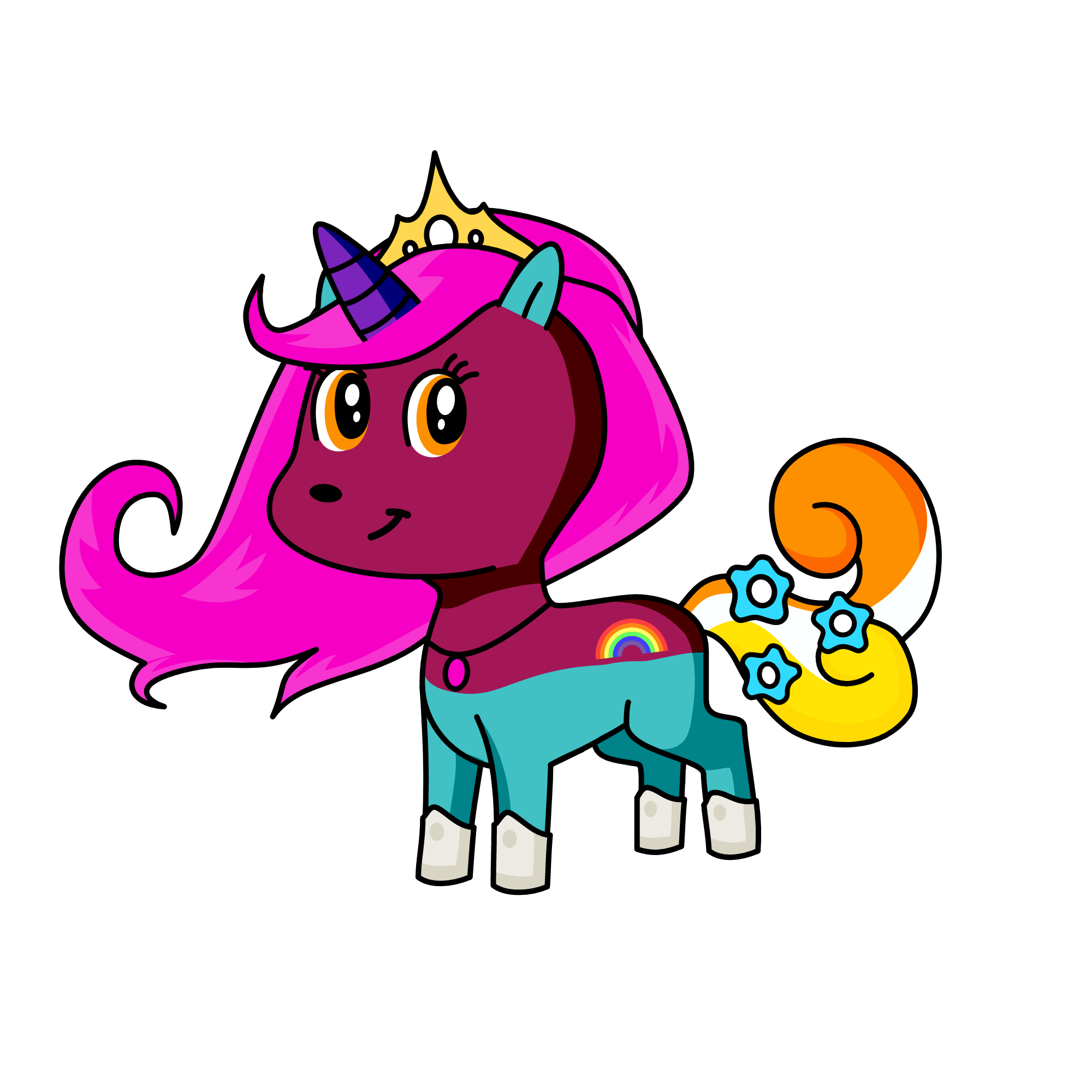 random, the unicorn
