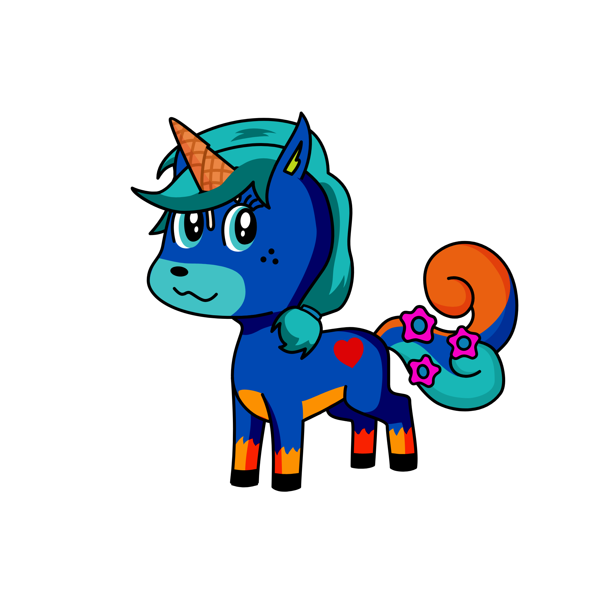 Ha ha, the unicorn