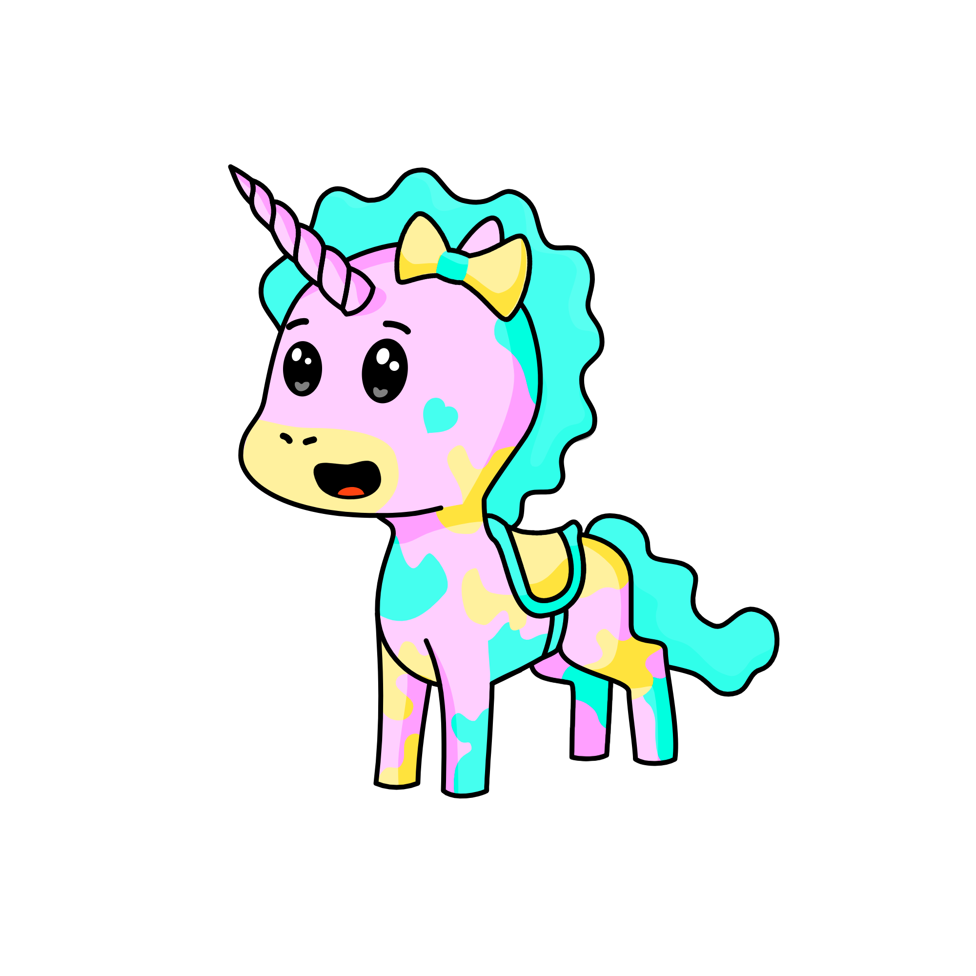 cotton +candy=cotton candy, the unicorn