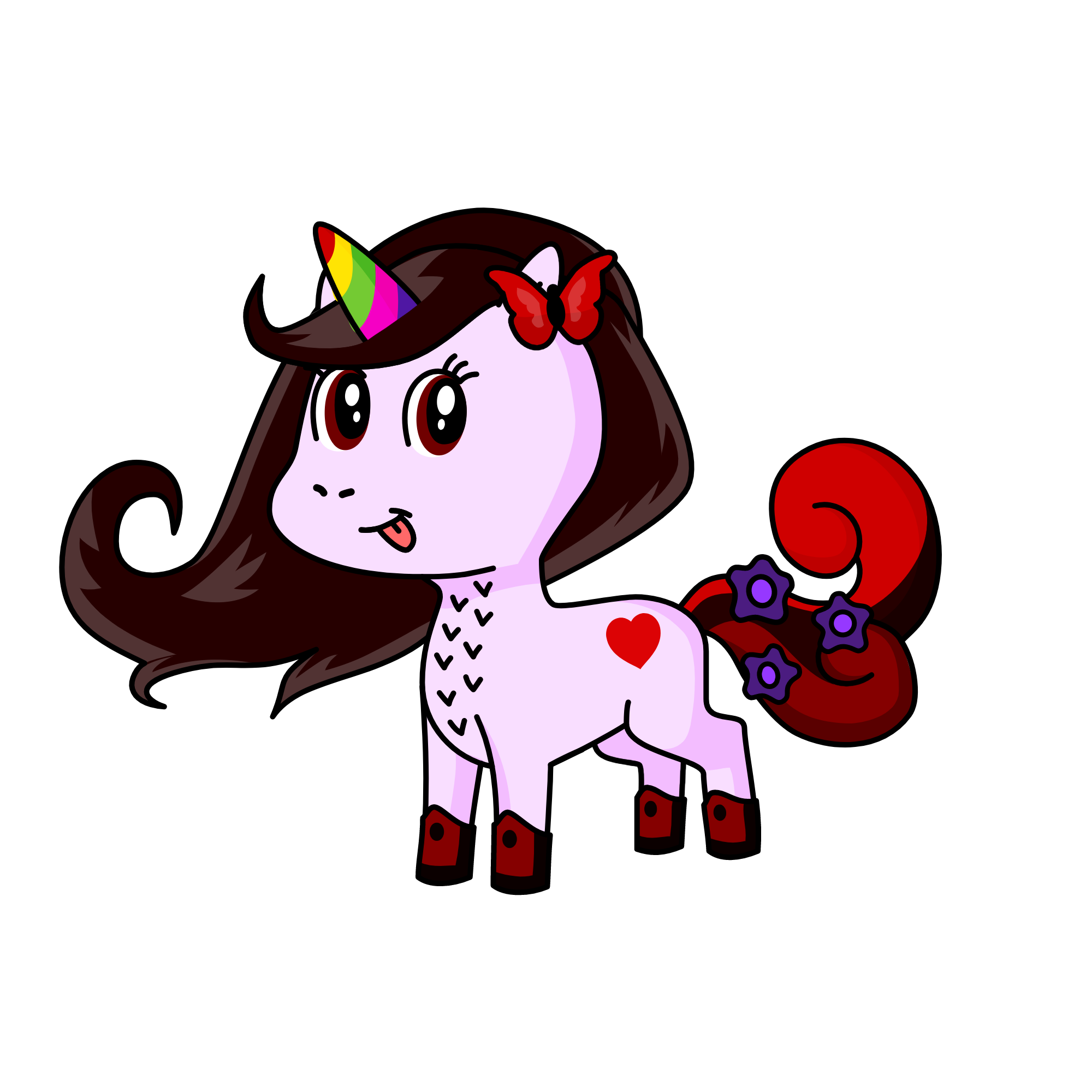 Noodle, the unicorn