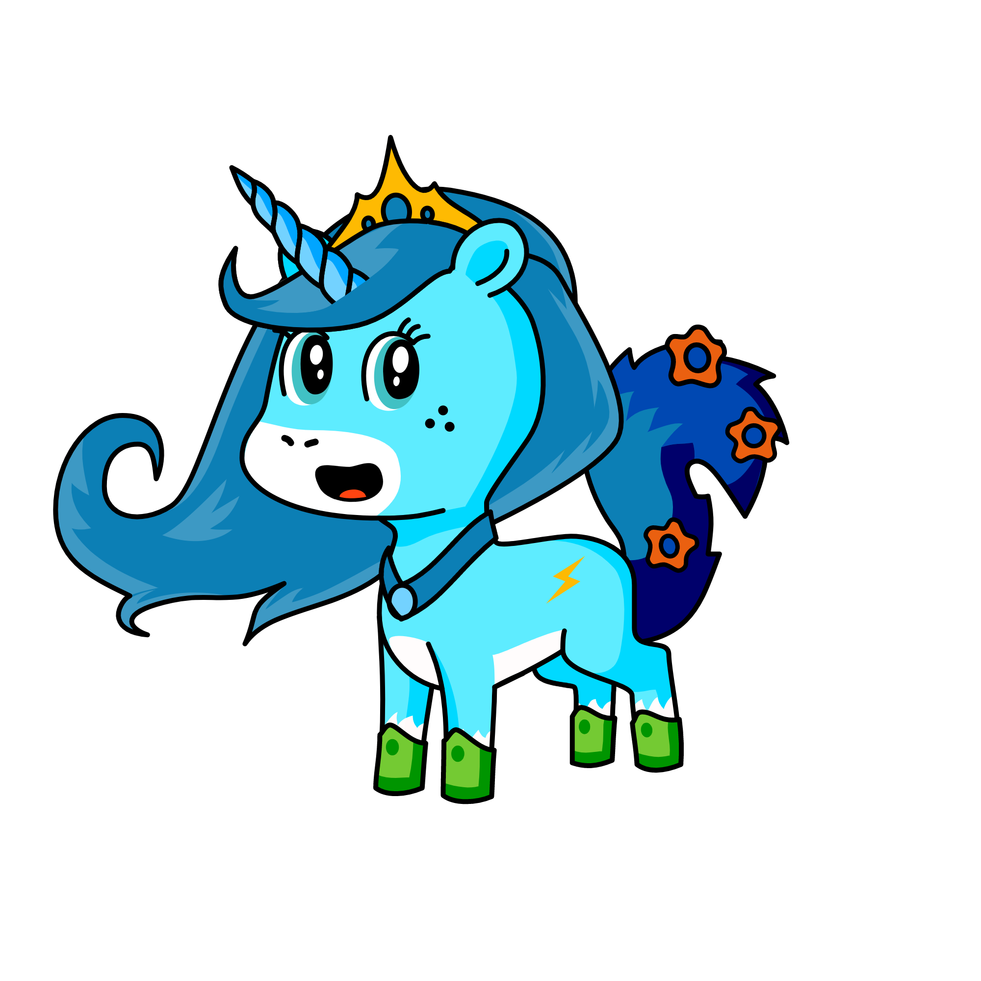 ra'ad, the unicorn