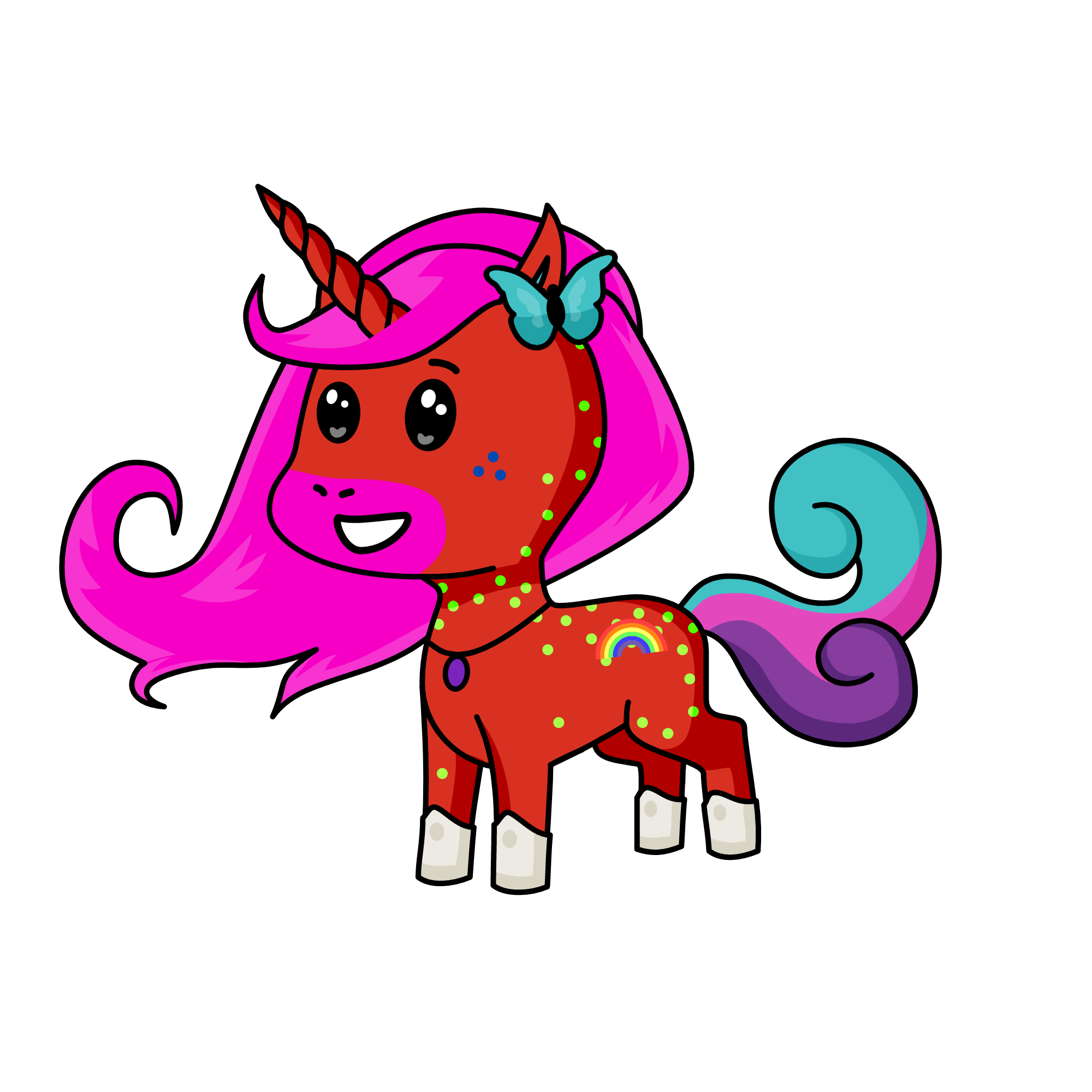 baby uni, the unicorn