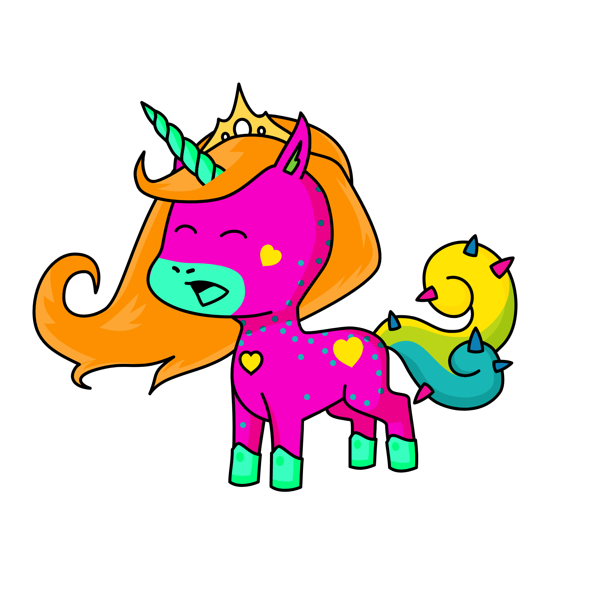 Kinky, the unicorn