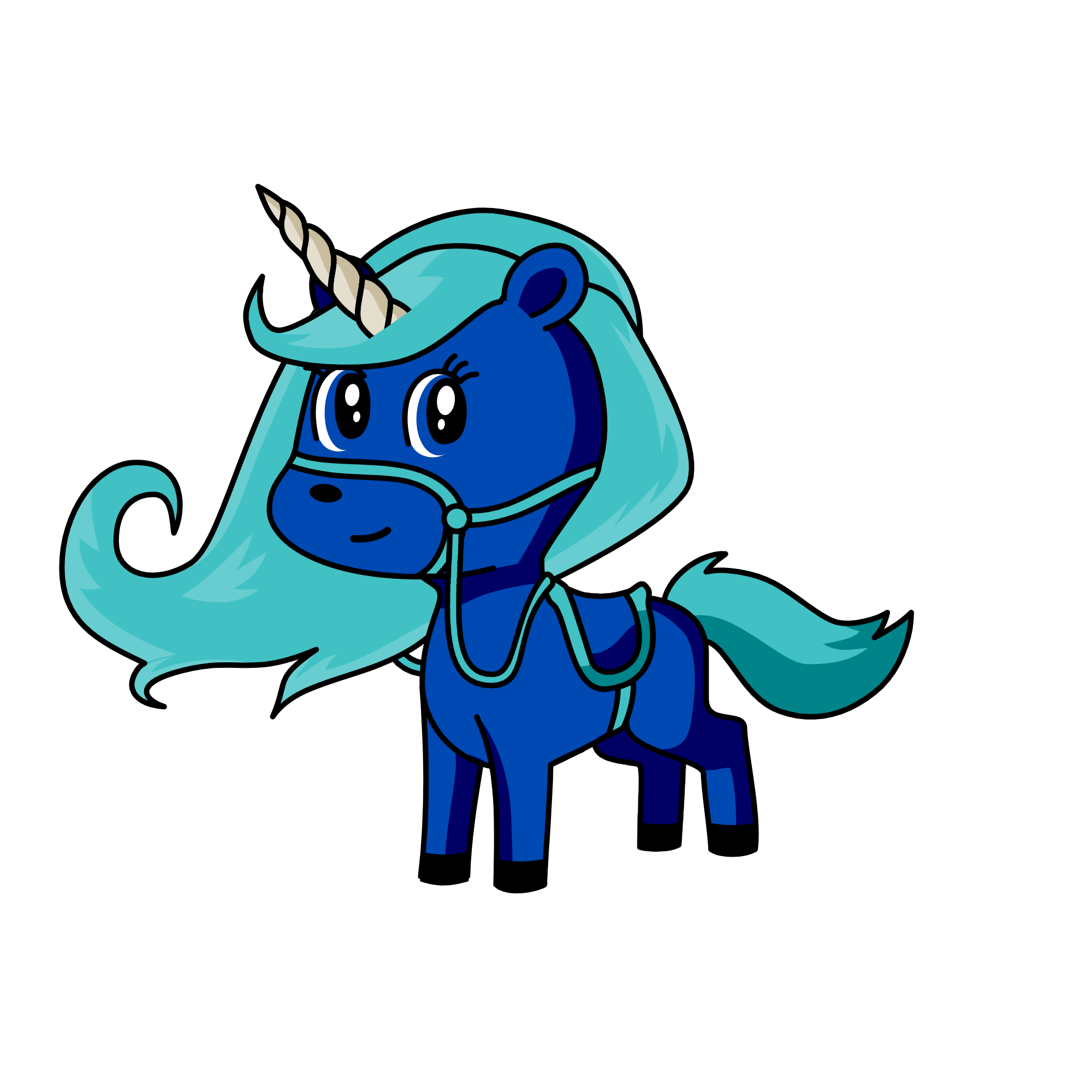 aqua, the unicorn