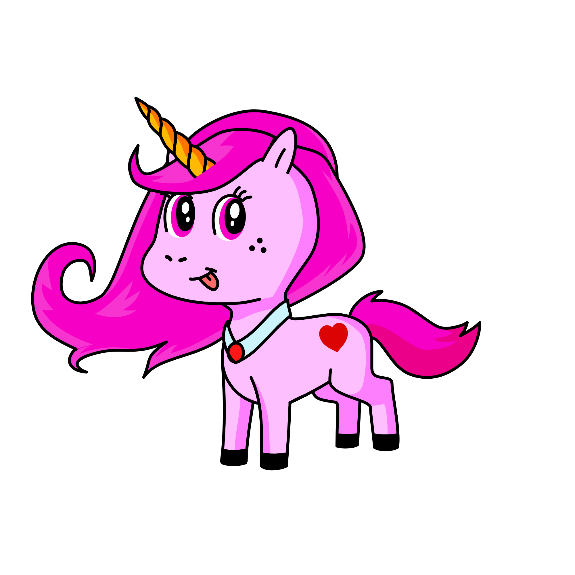 Bubblegum, the unicorn