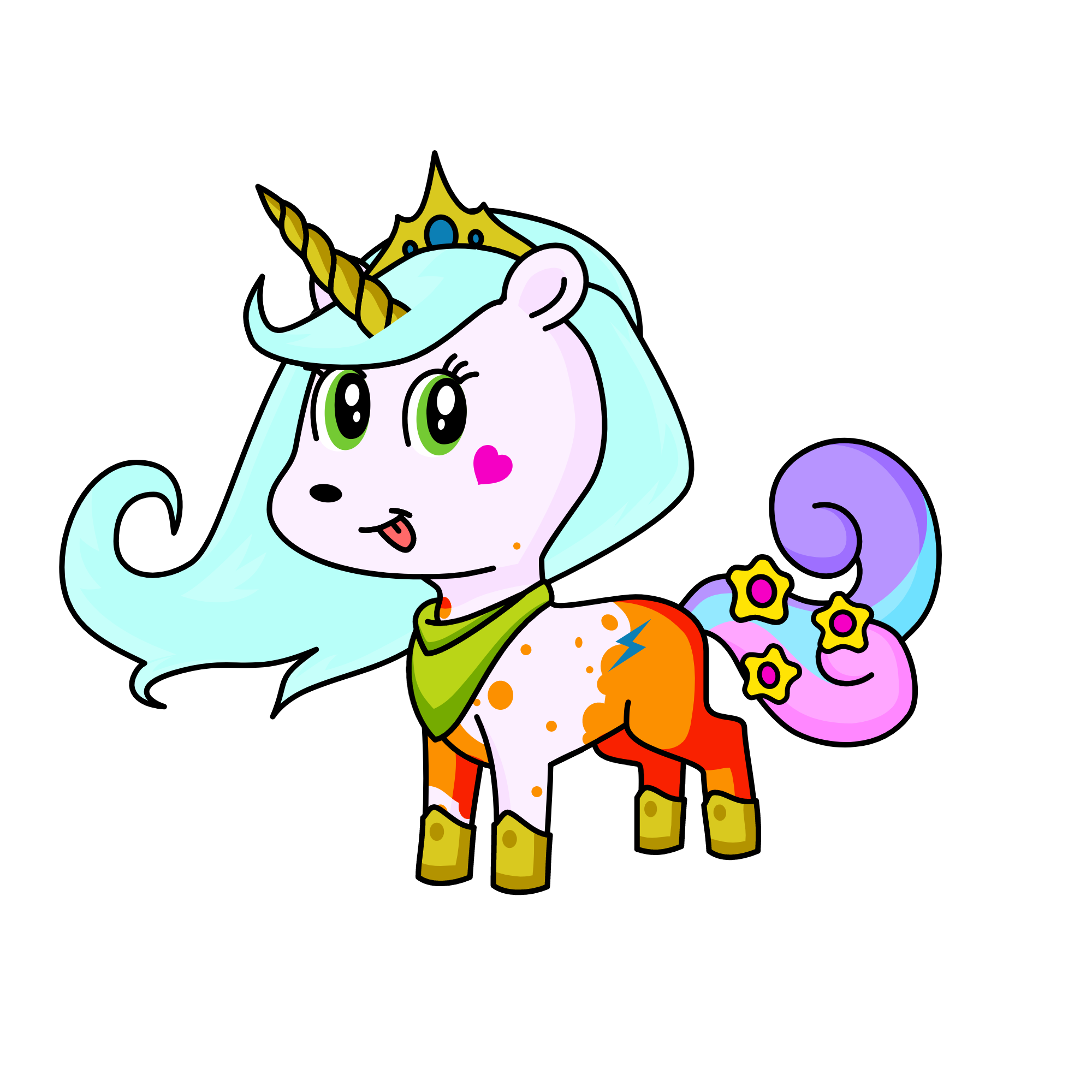 Stardust, the unicorn
