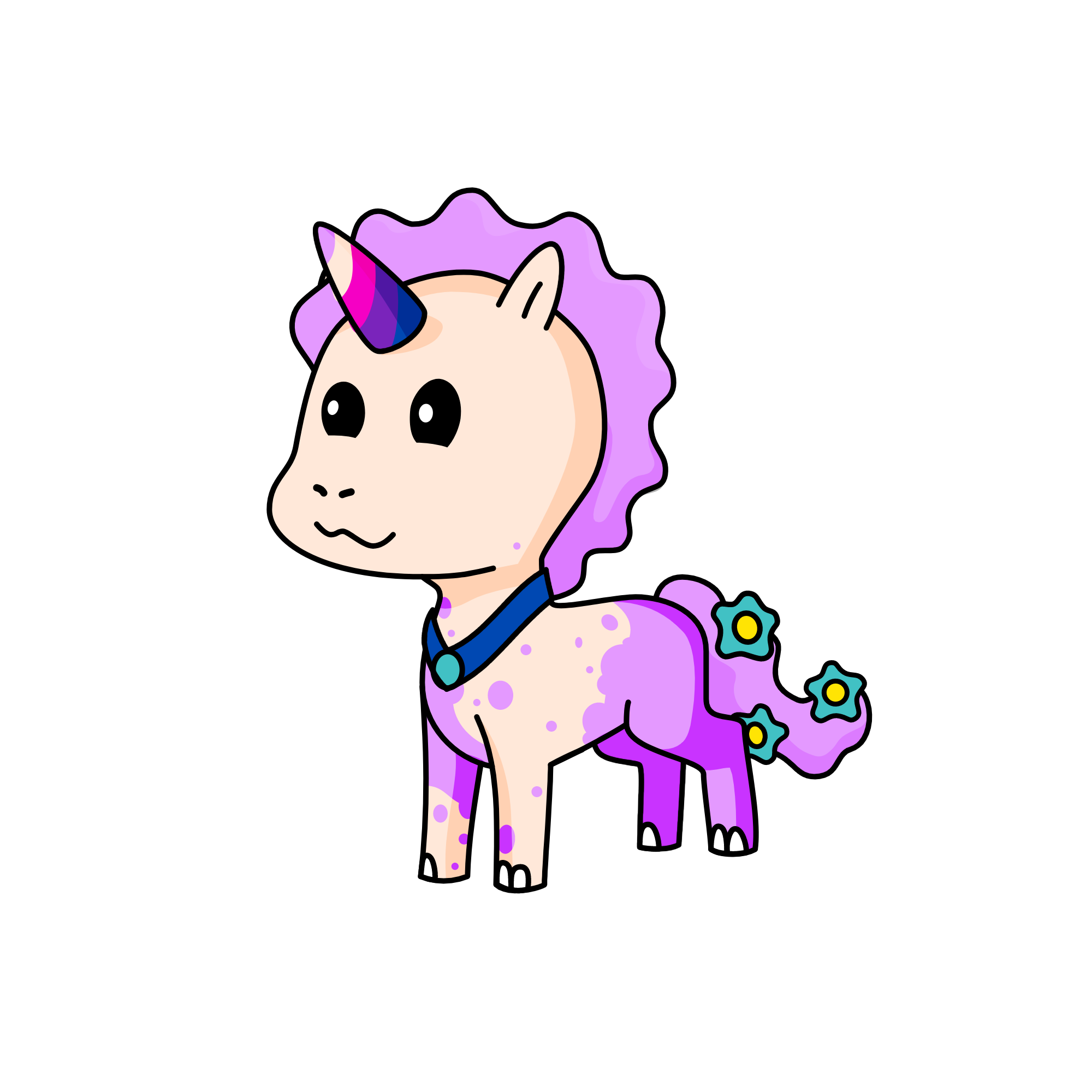 dona's dad miky, the unicorn