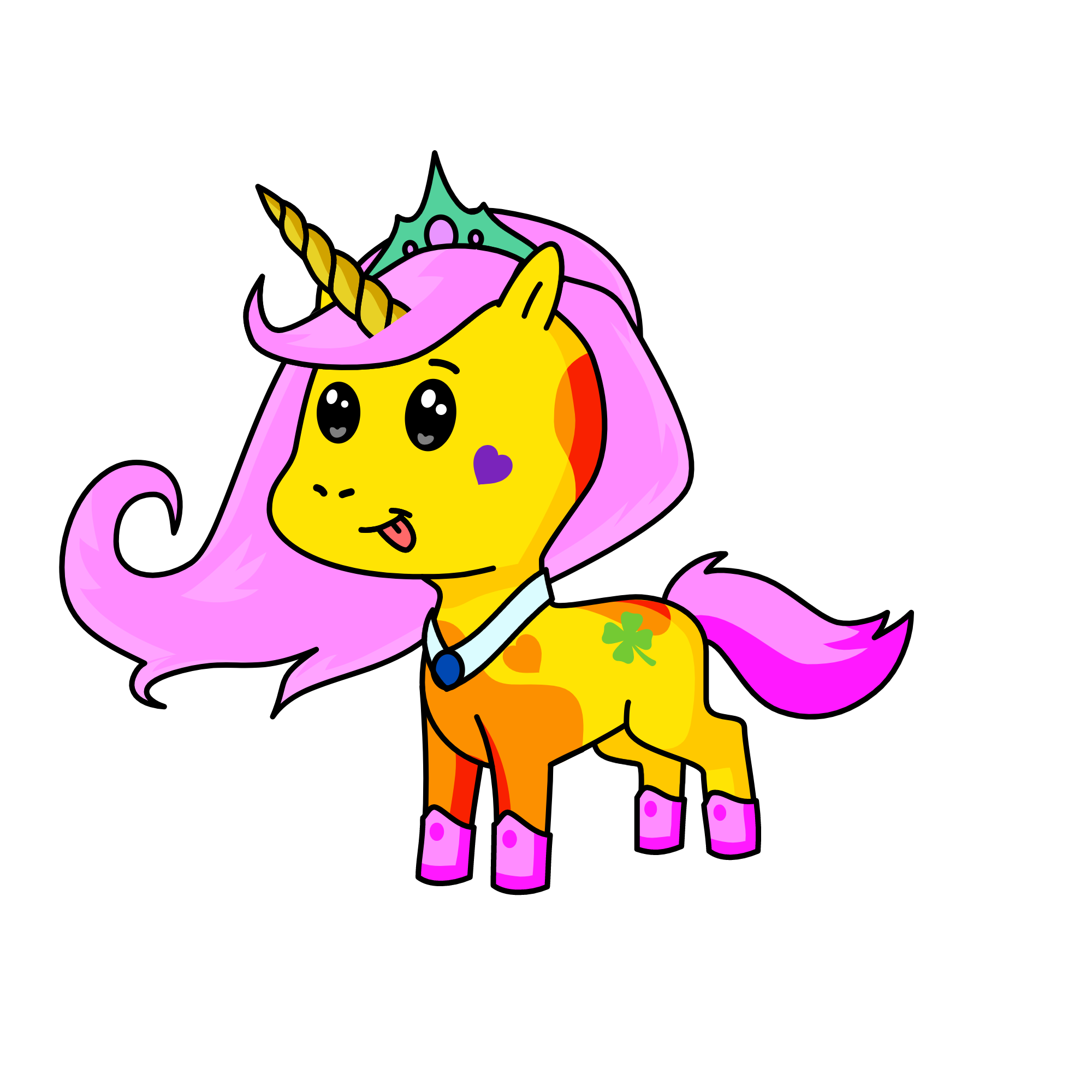 Amber, the unicorn