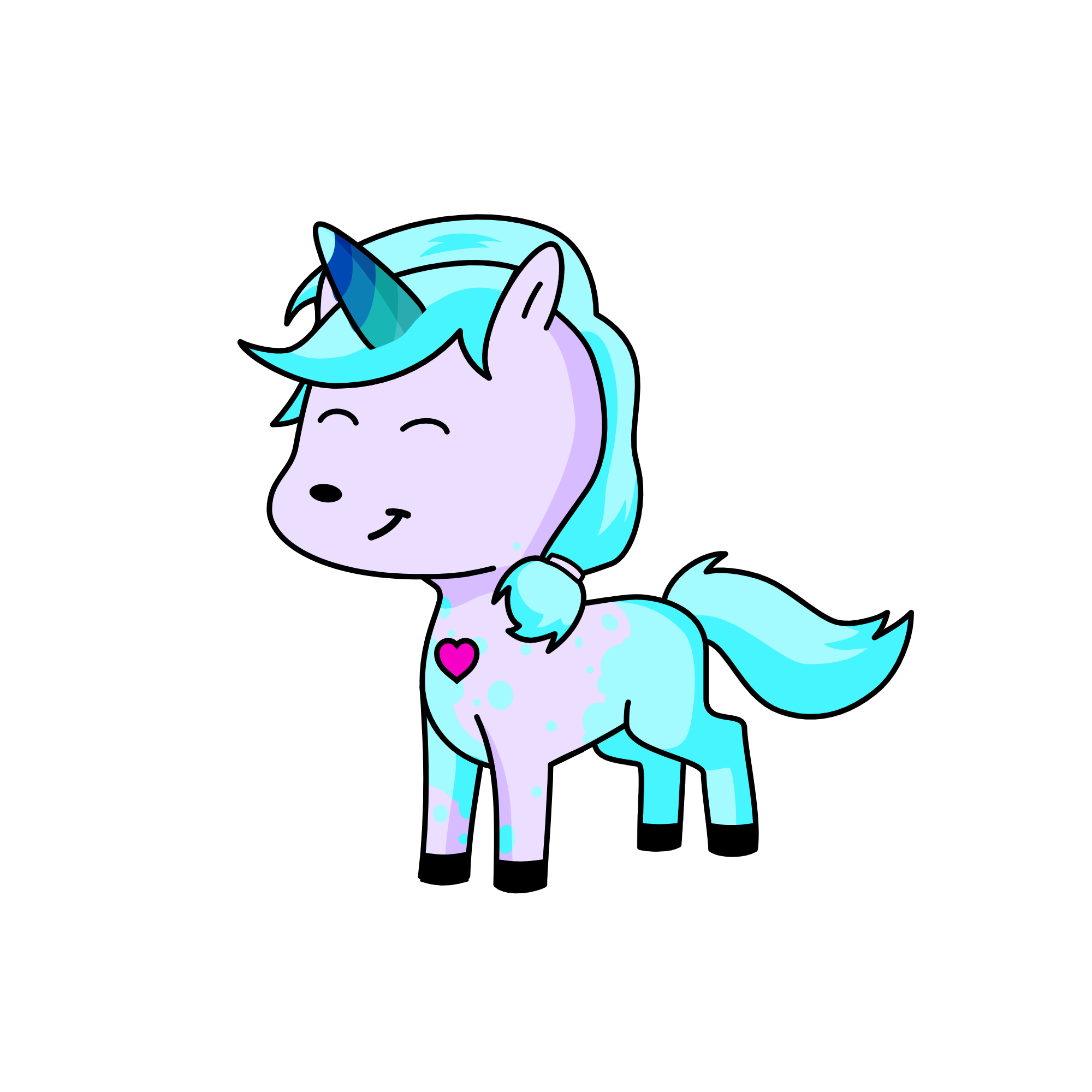 kimi's little sister bobo, the unicorn