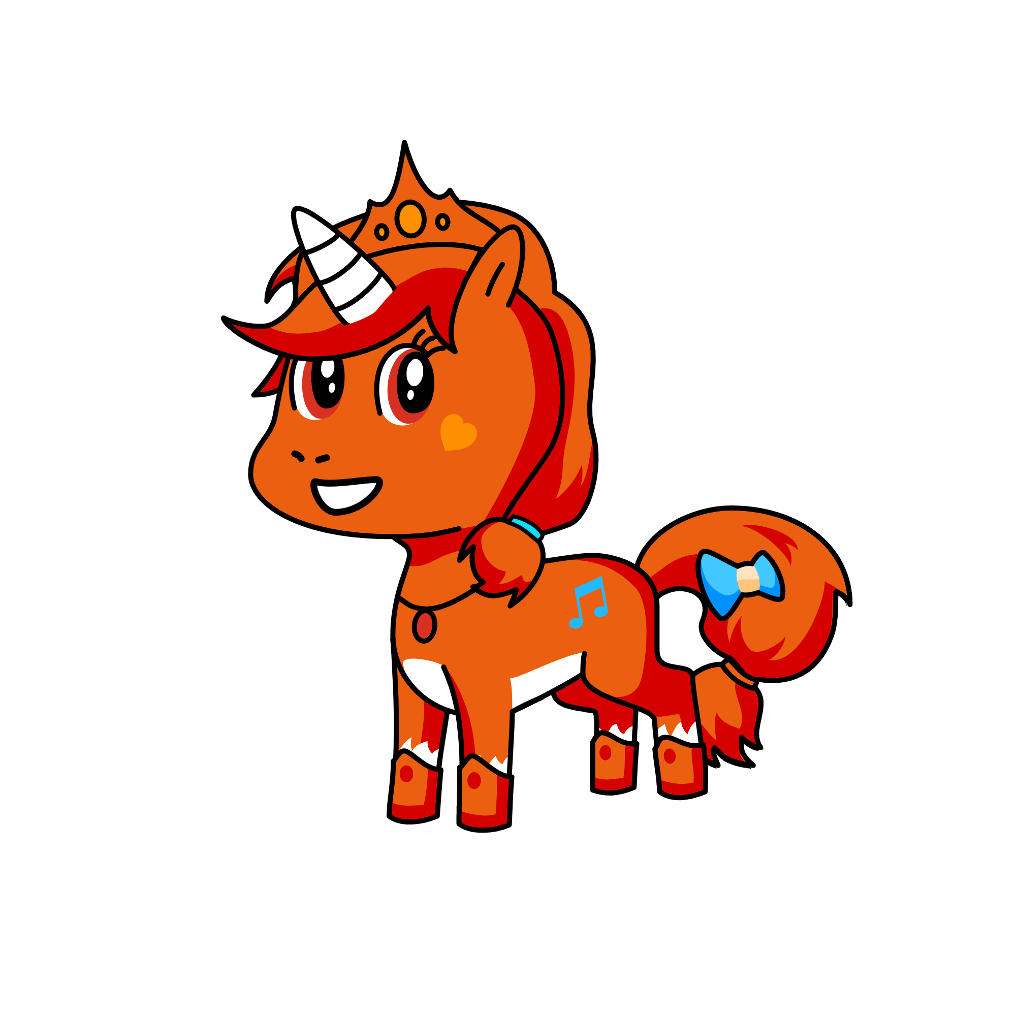 desrst princess, the unicorn
