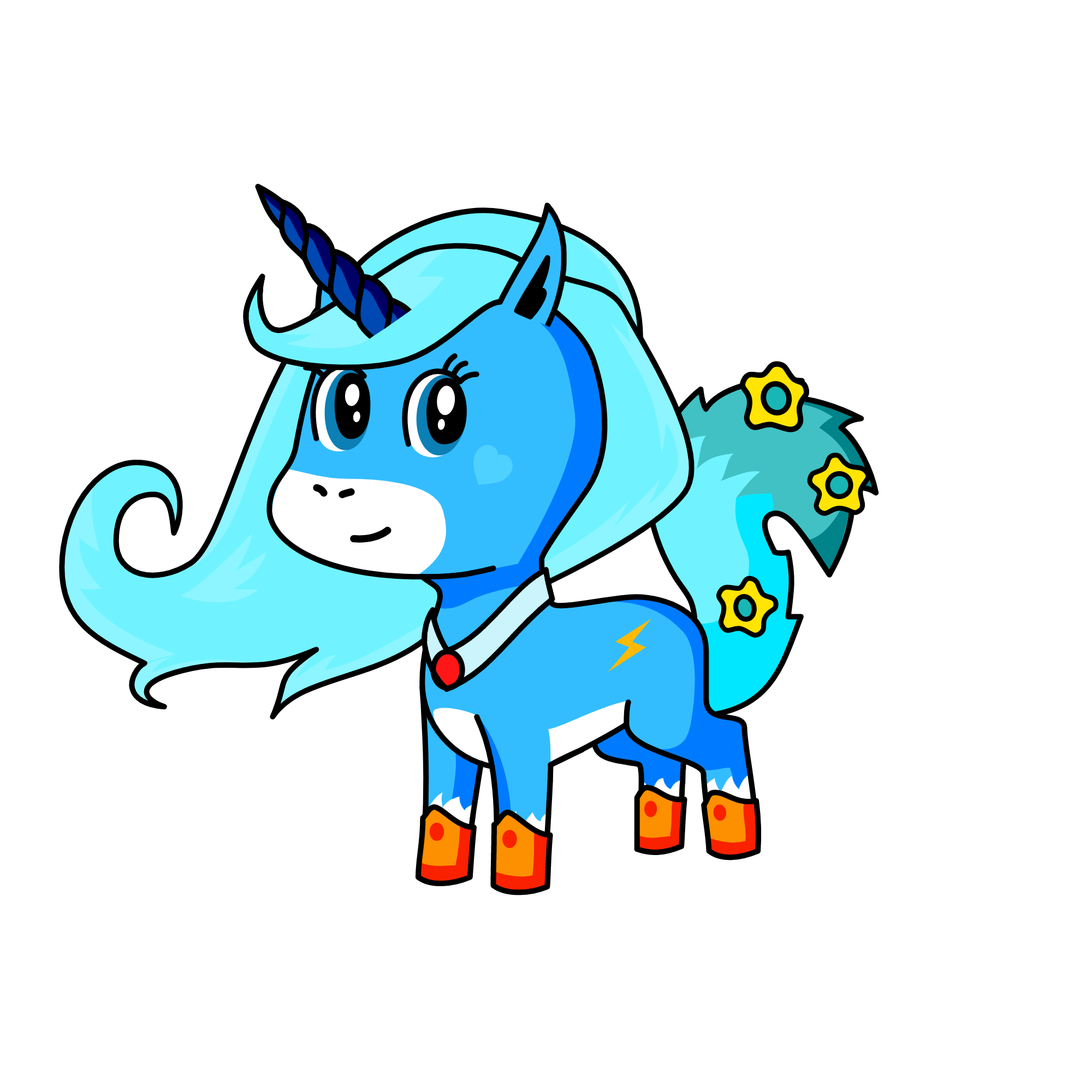 ra'ad, the unicorn
