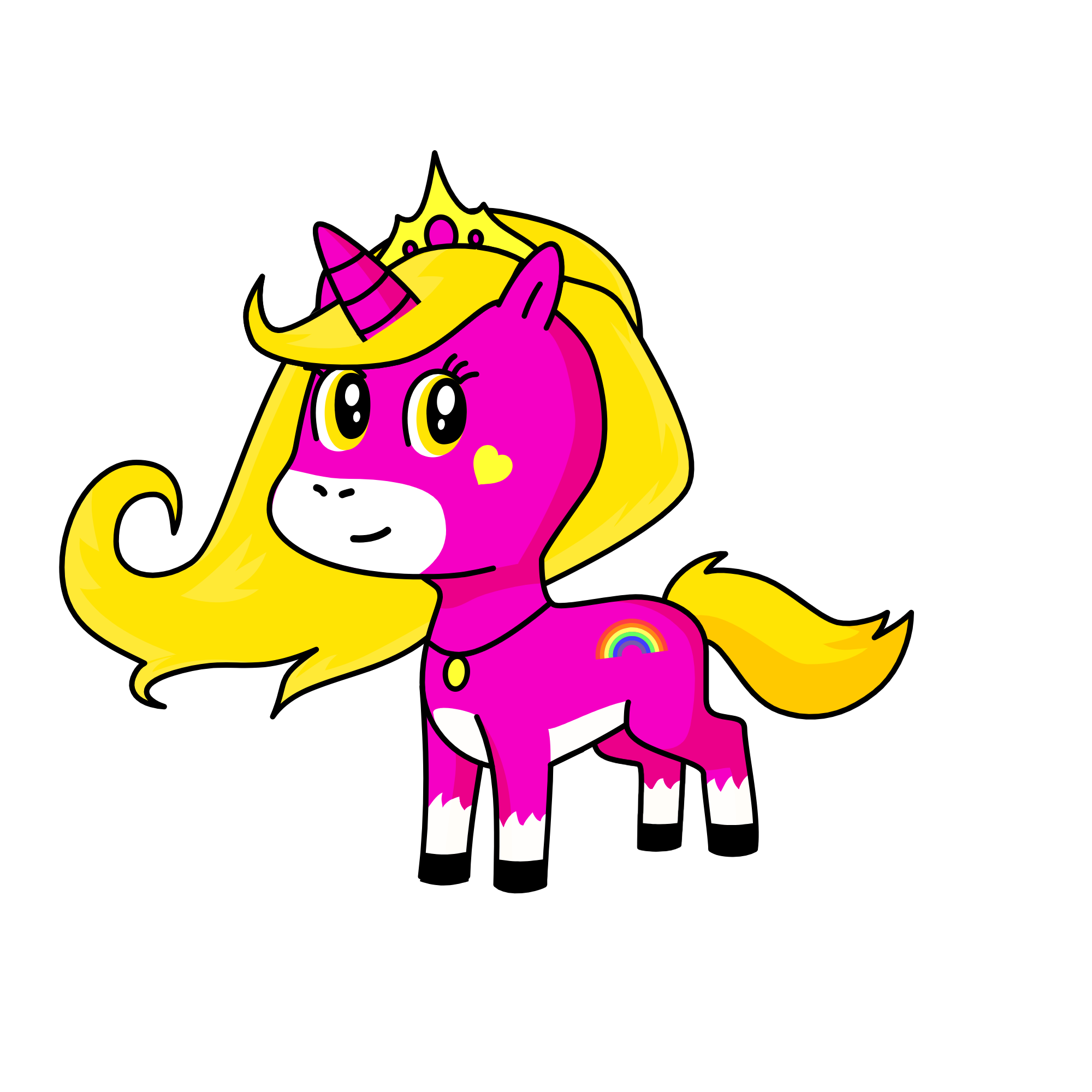 مهرتي الصغيرة, the unicorn