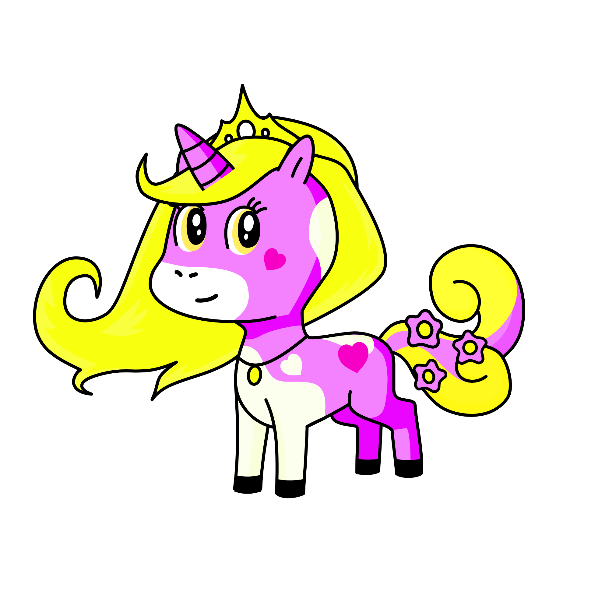 مهرتي الصغيرة, the unicorn