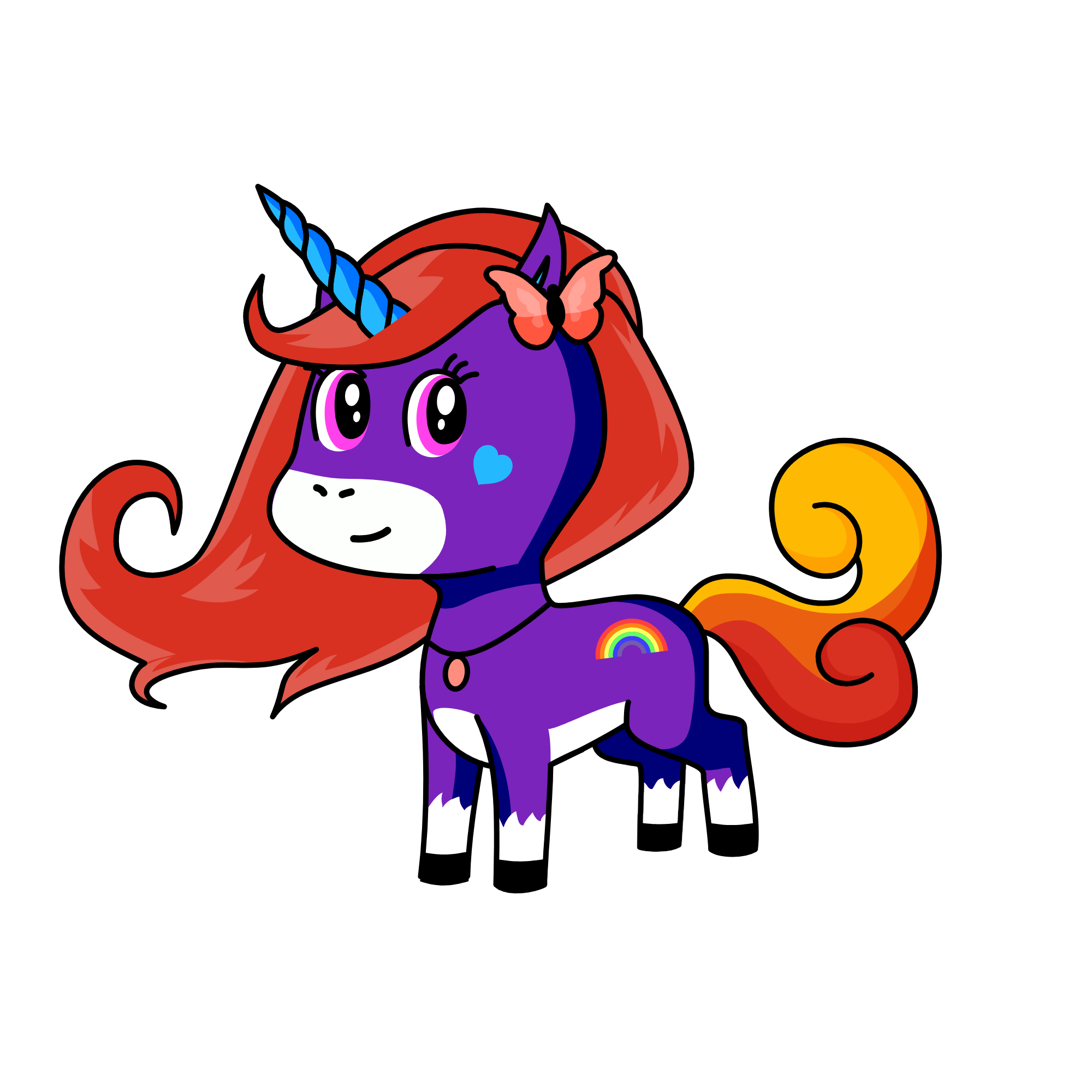 Cutie, the unicorn