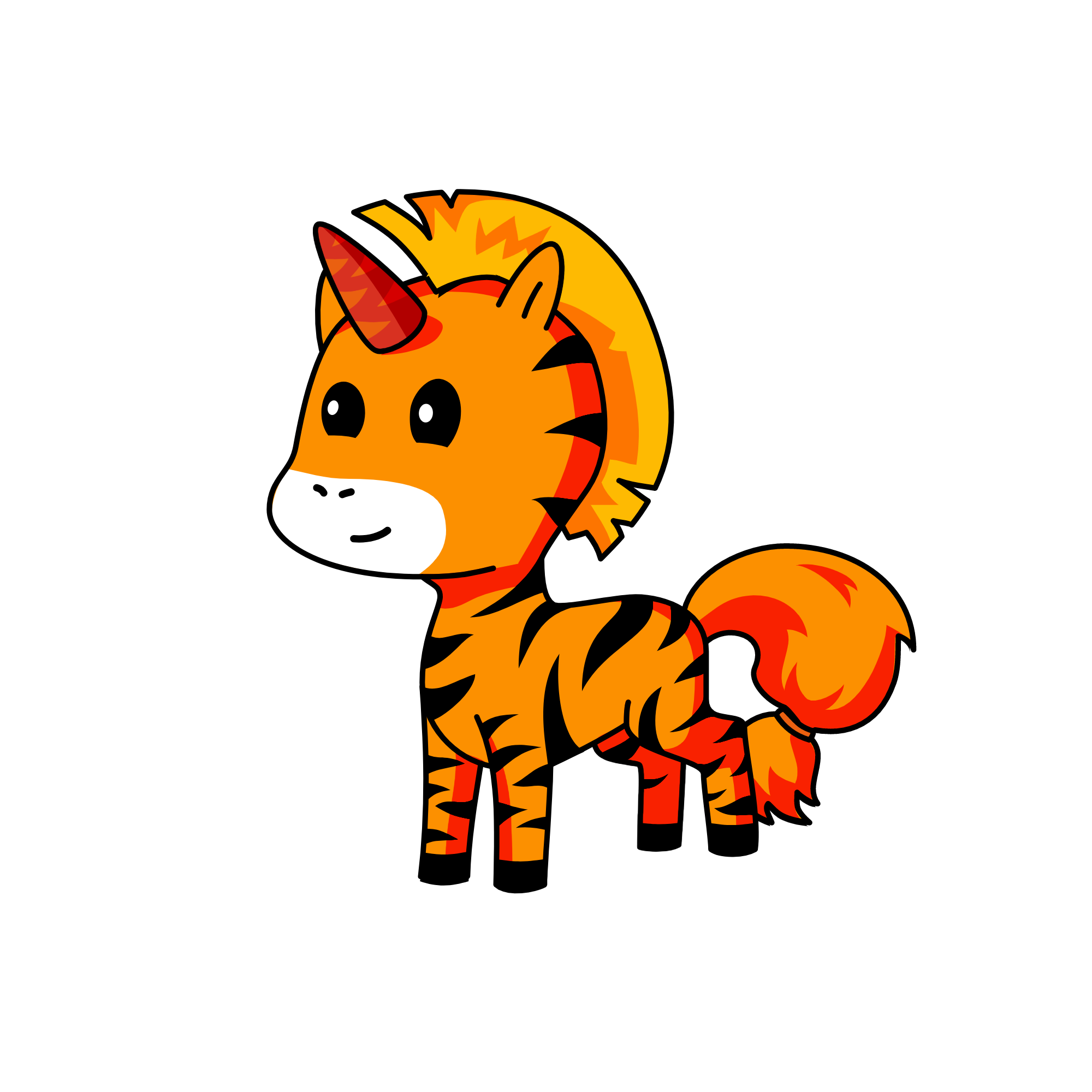 Fiesty, the unicorn