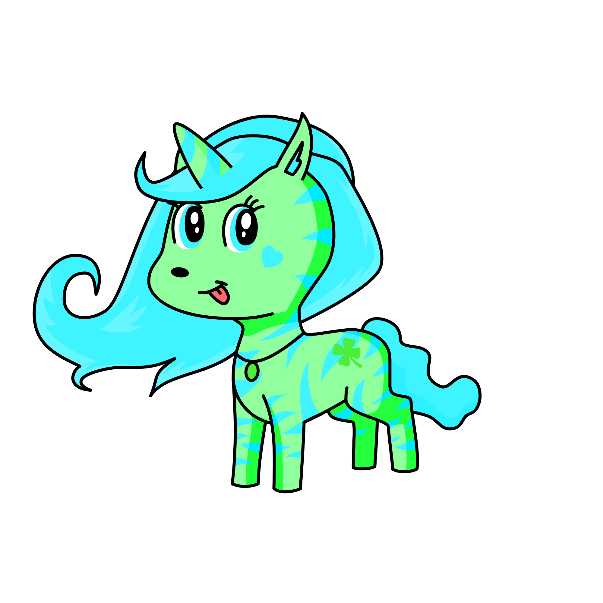 lucky, the unicorn