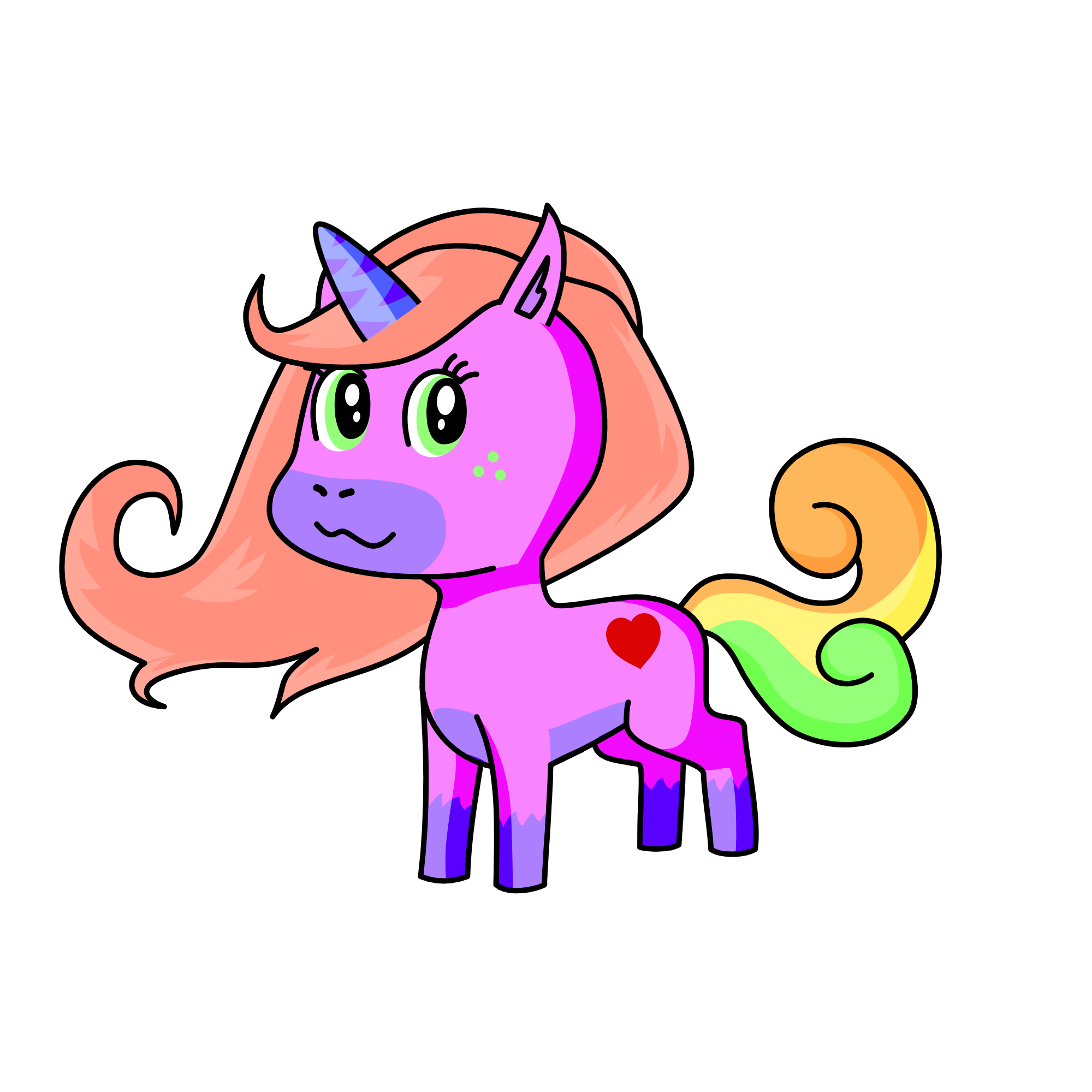 cupcake, the unicorn