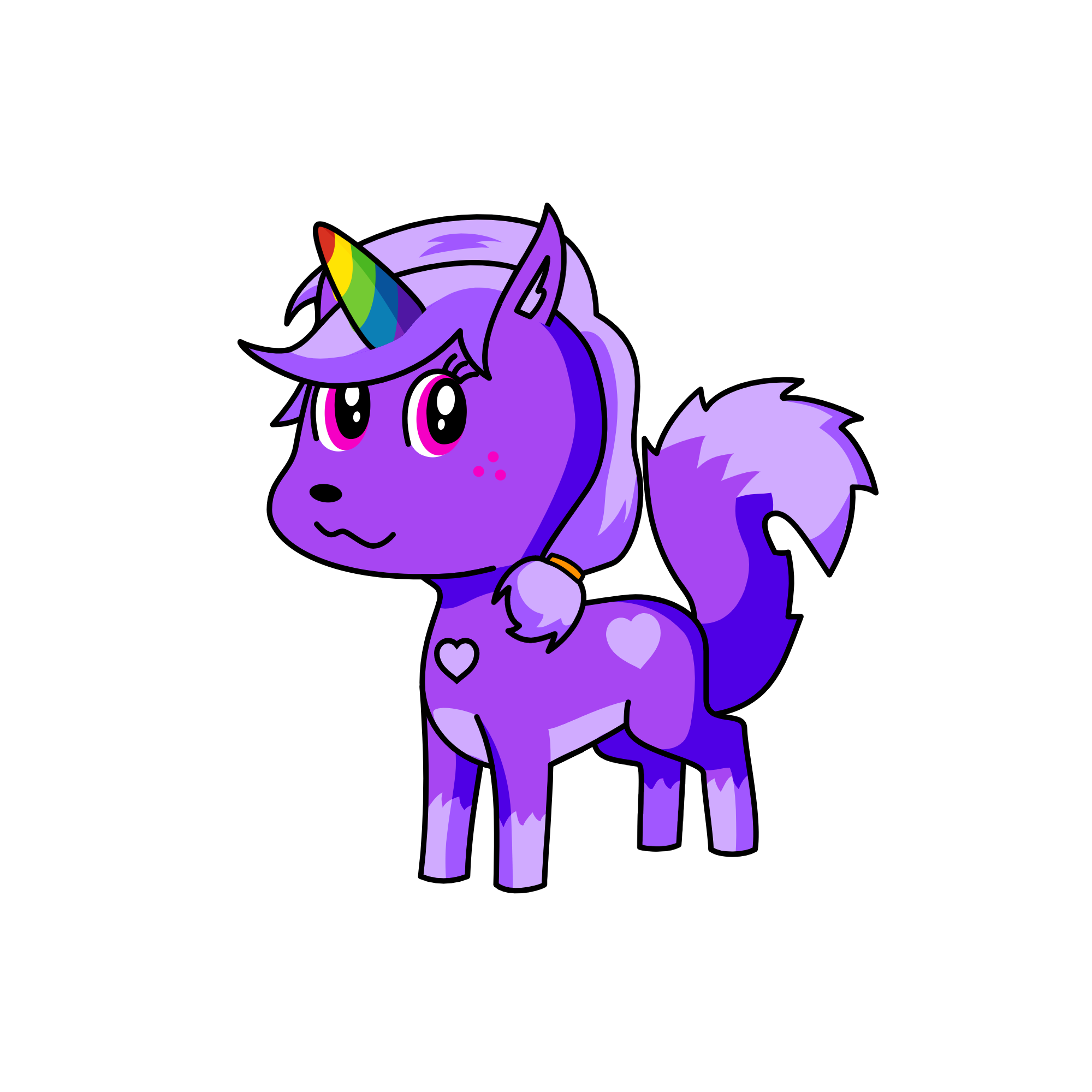 sparkling gem, the unicorn
