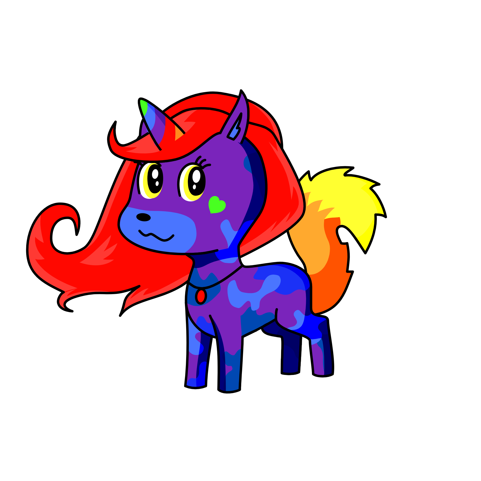 rainboom, the unicorn