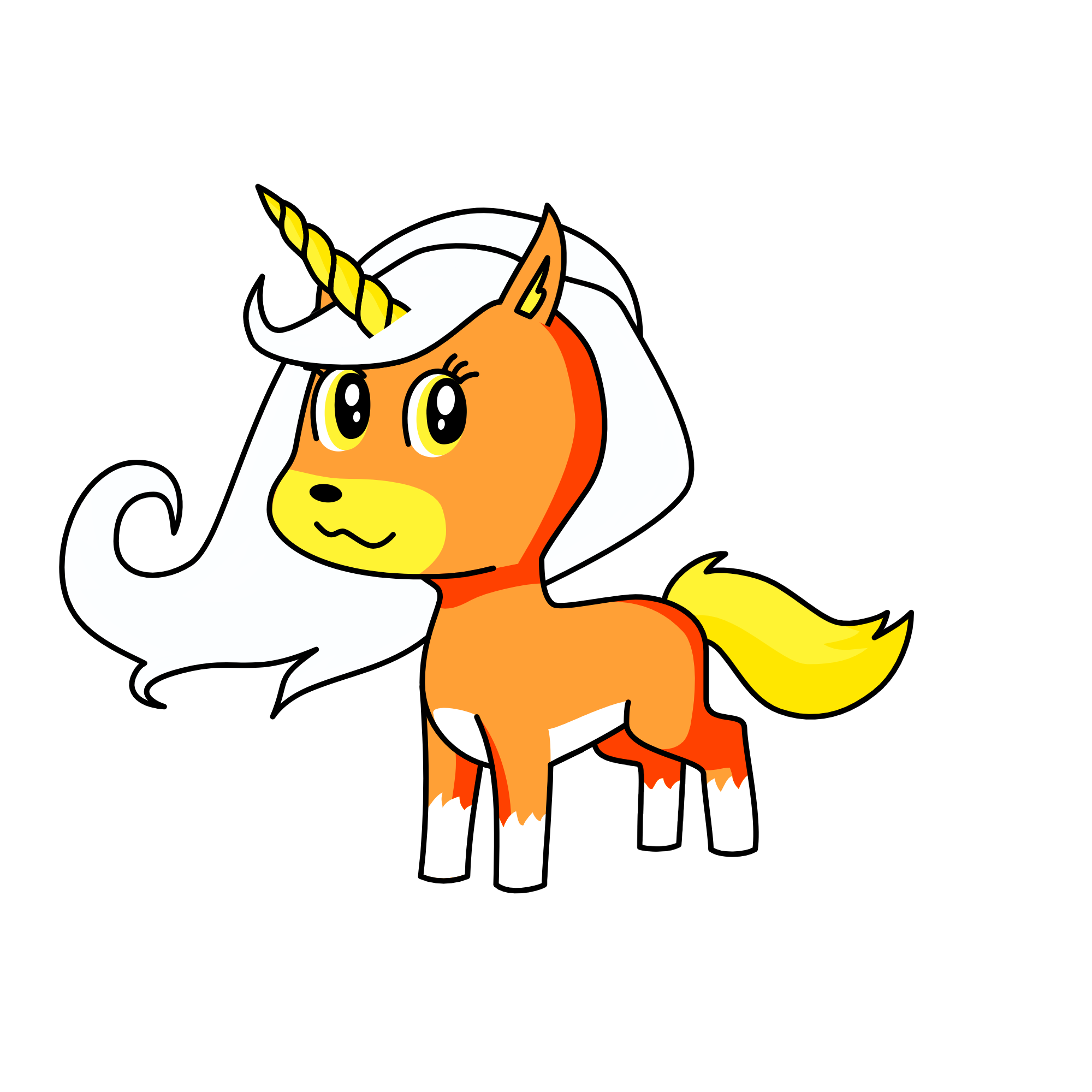 candy, the unicorn