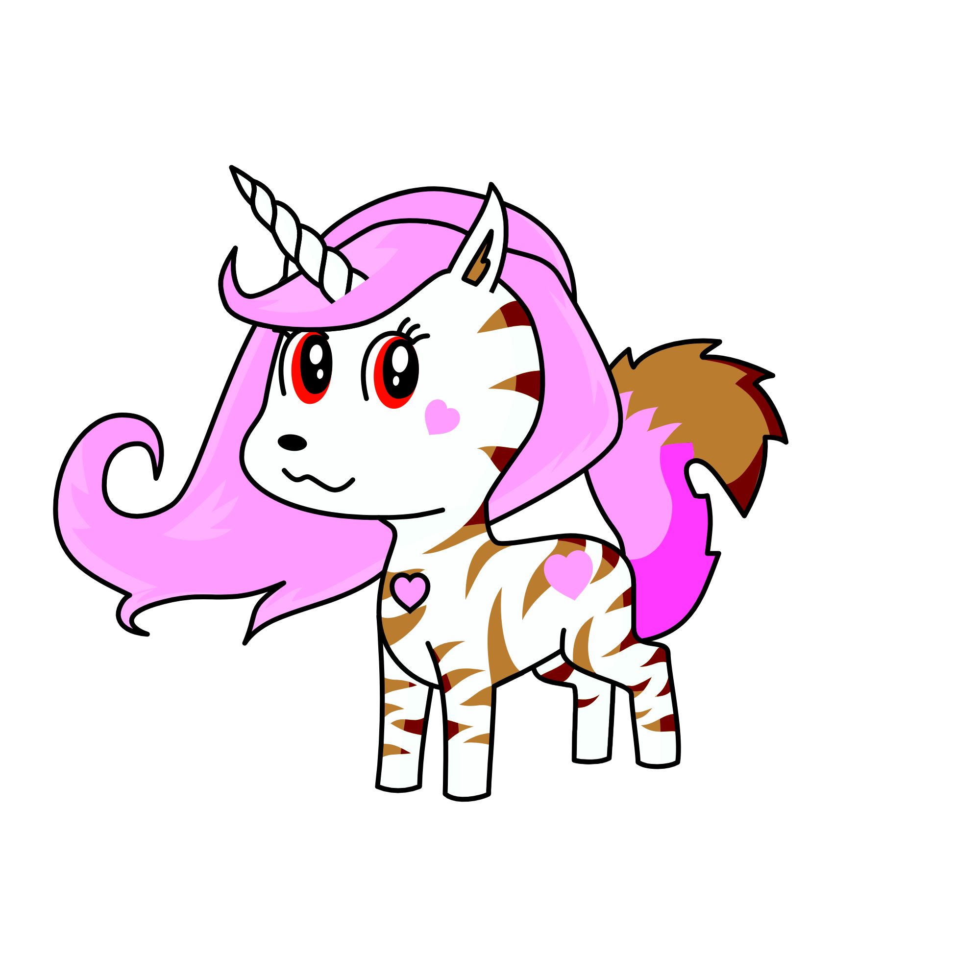 cherry blossom, the unicorn