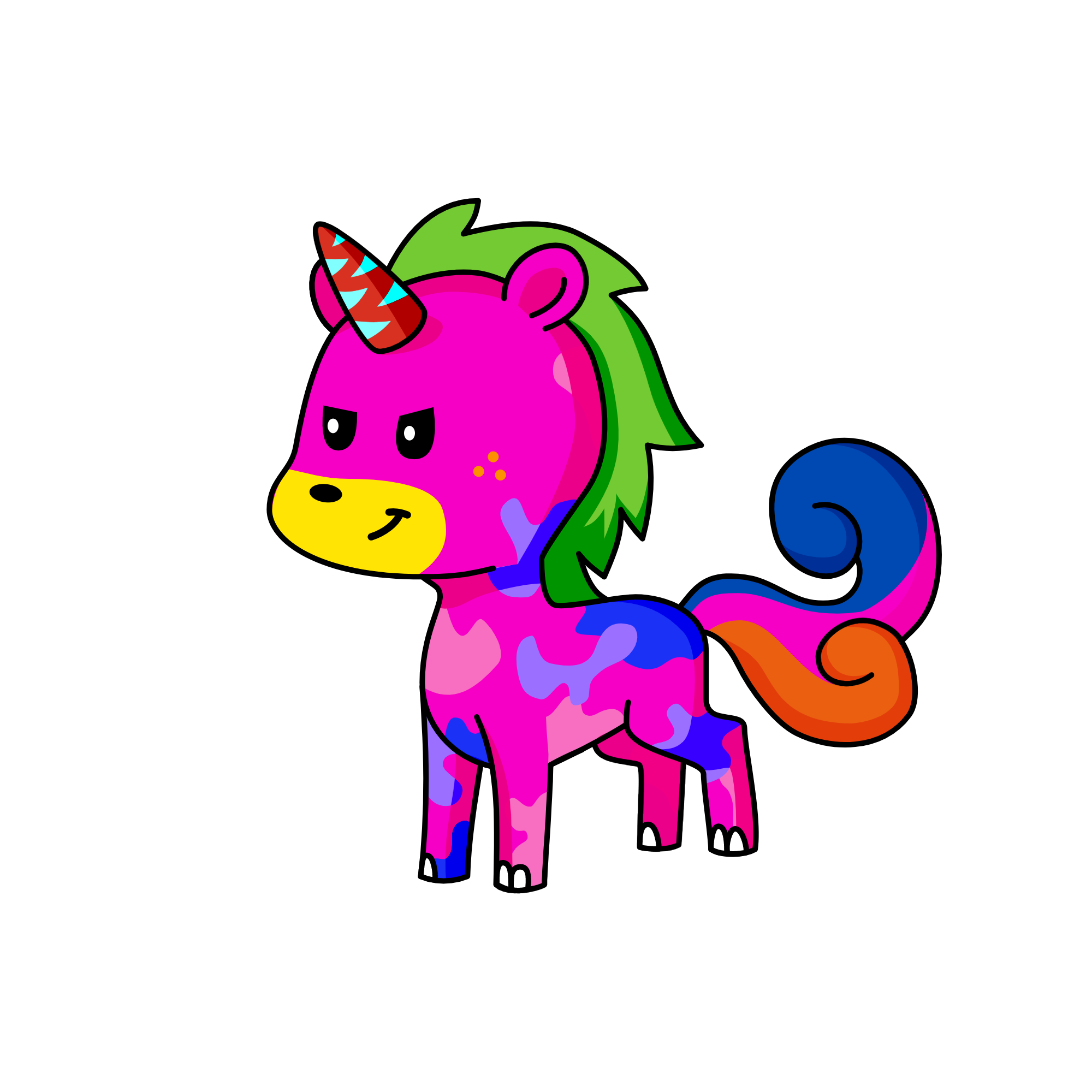 NOOB, the unicorn