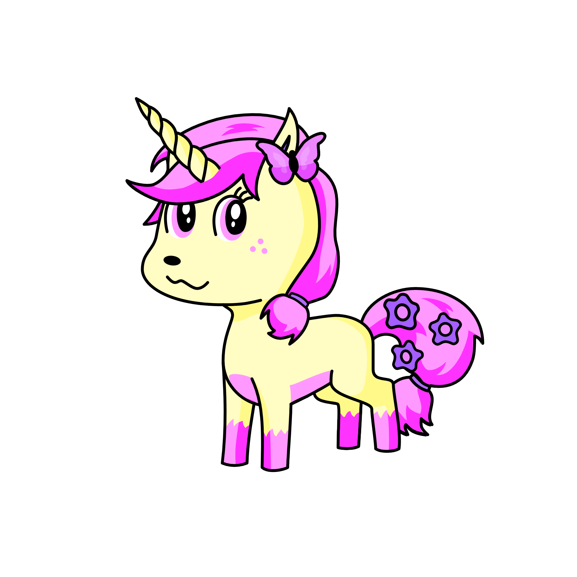 floral princess, the unicorn
