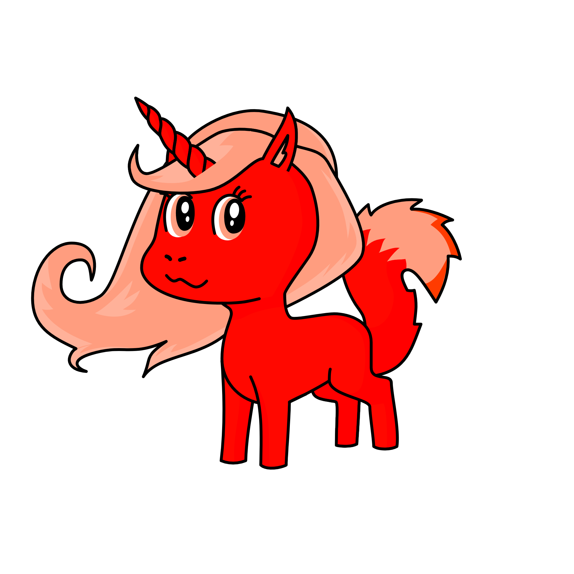 strawberry, the unicorn