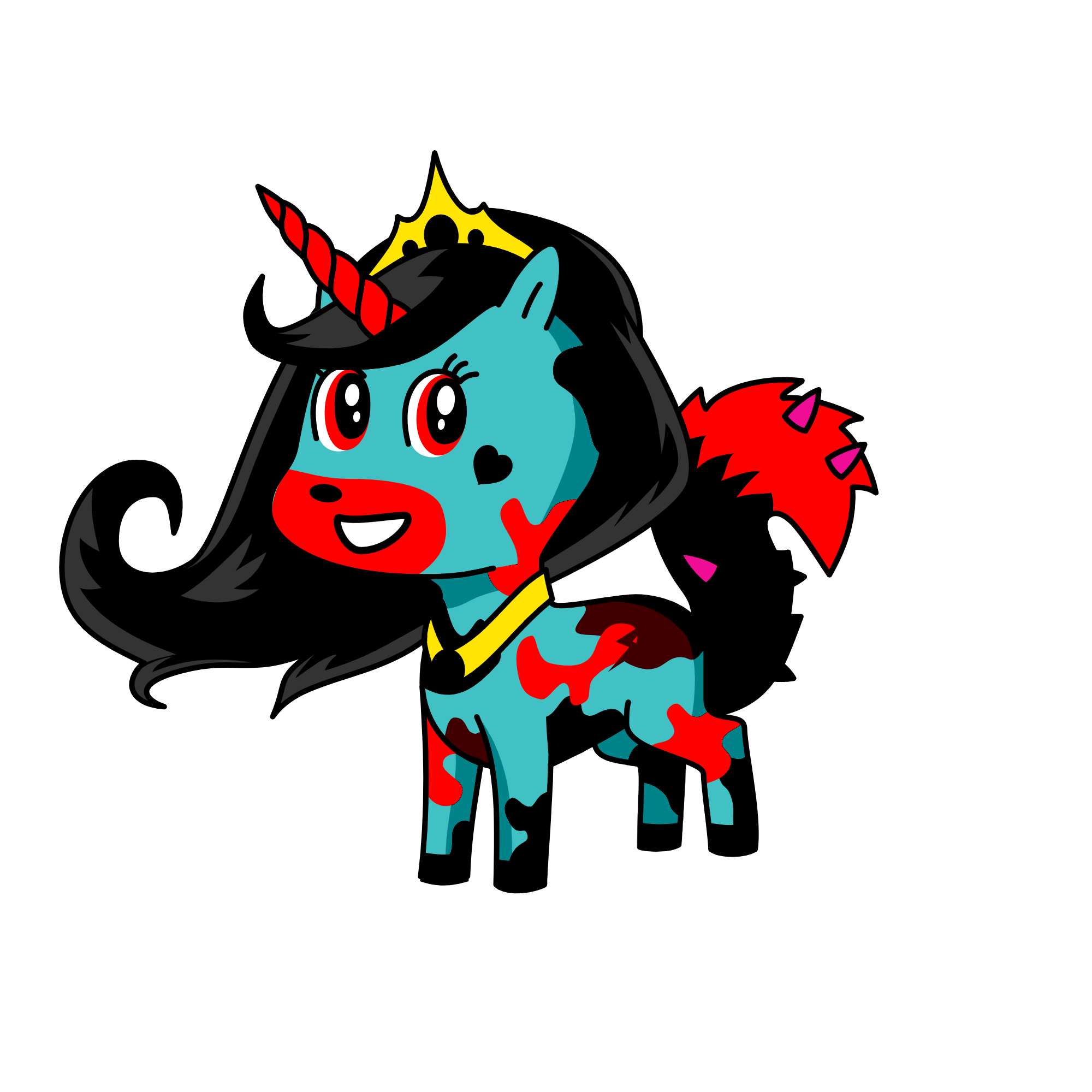 deafult, the unicorn