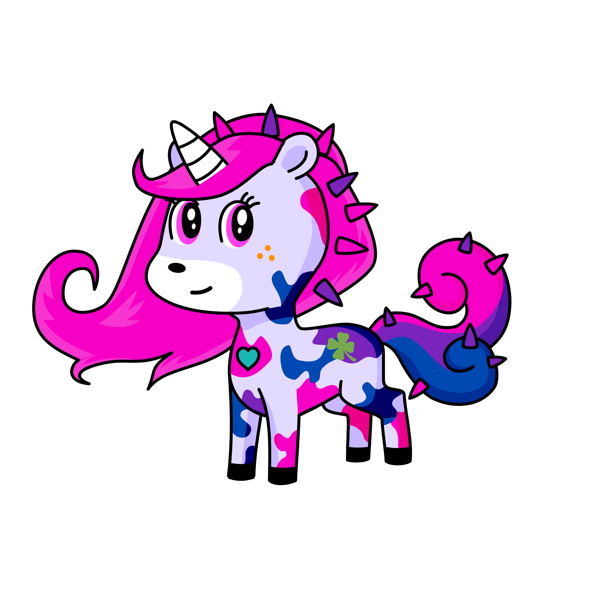 Yamicraw, the unicorn