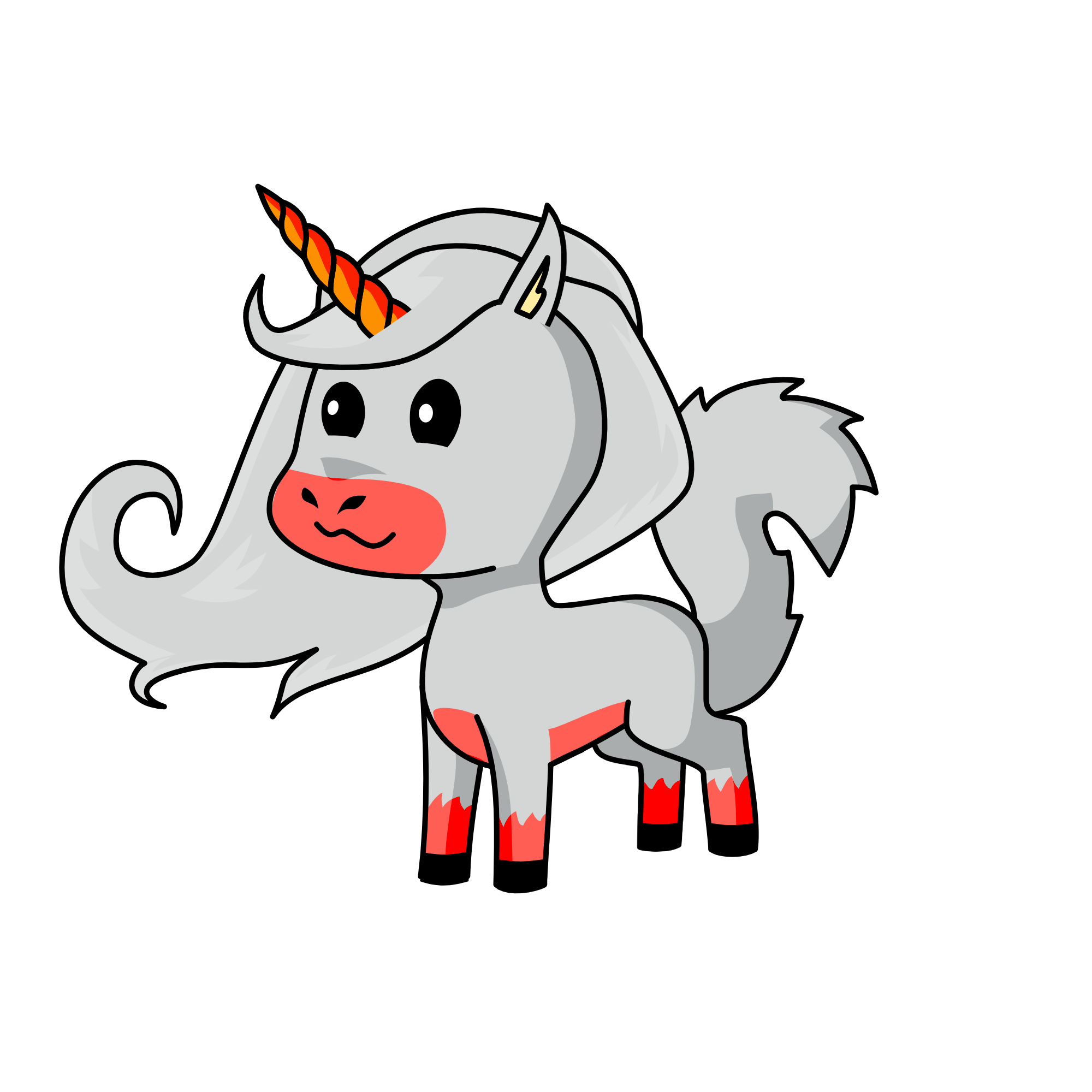 skullimon, the unicorn