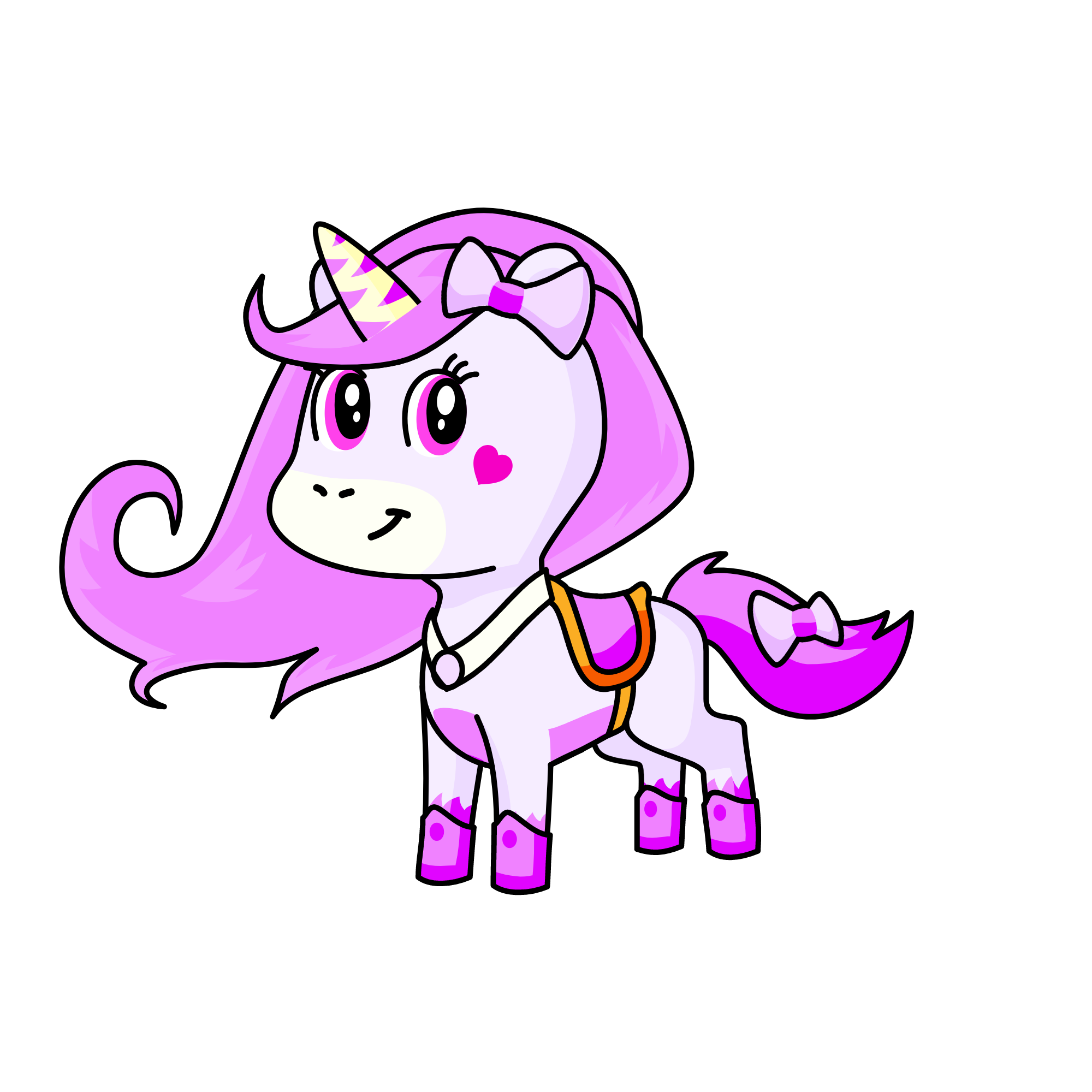 Blinky, the unicorn