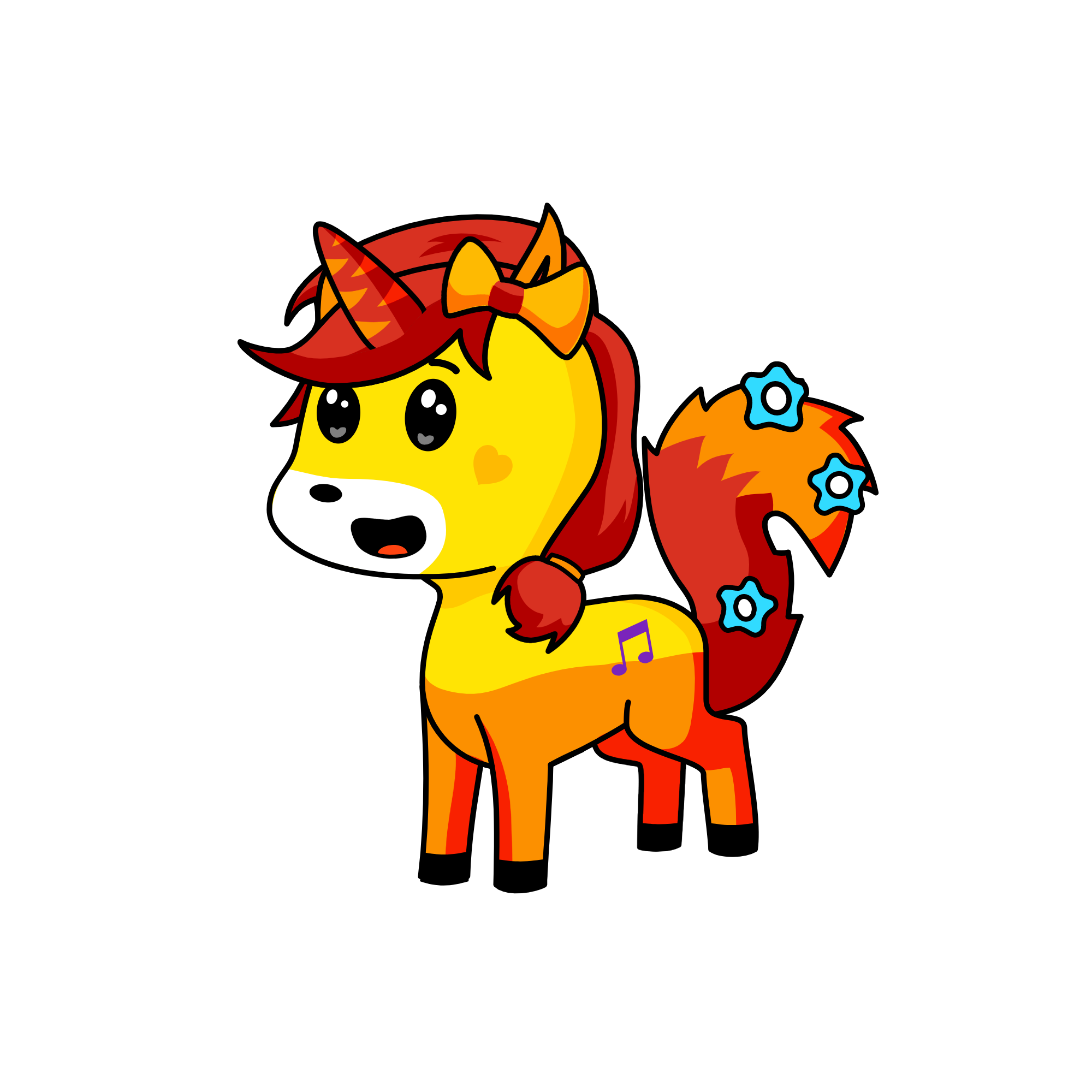 fire, the unicorn