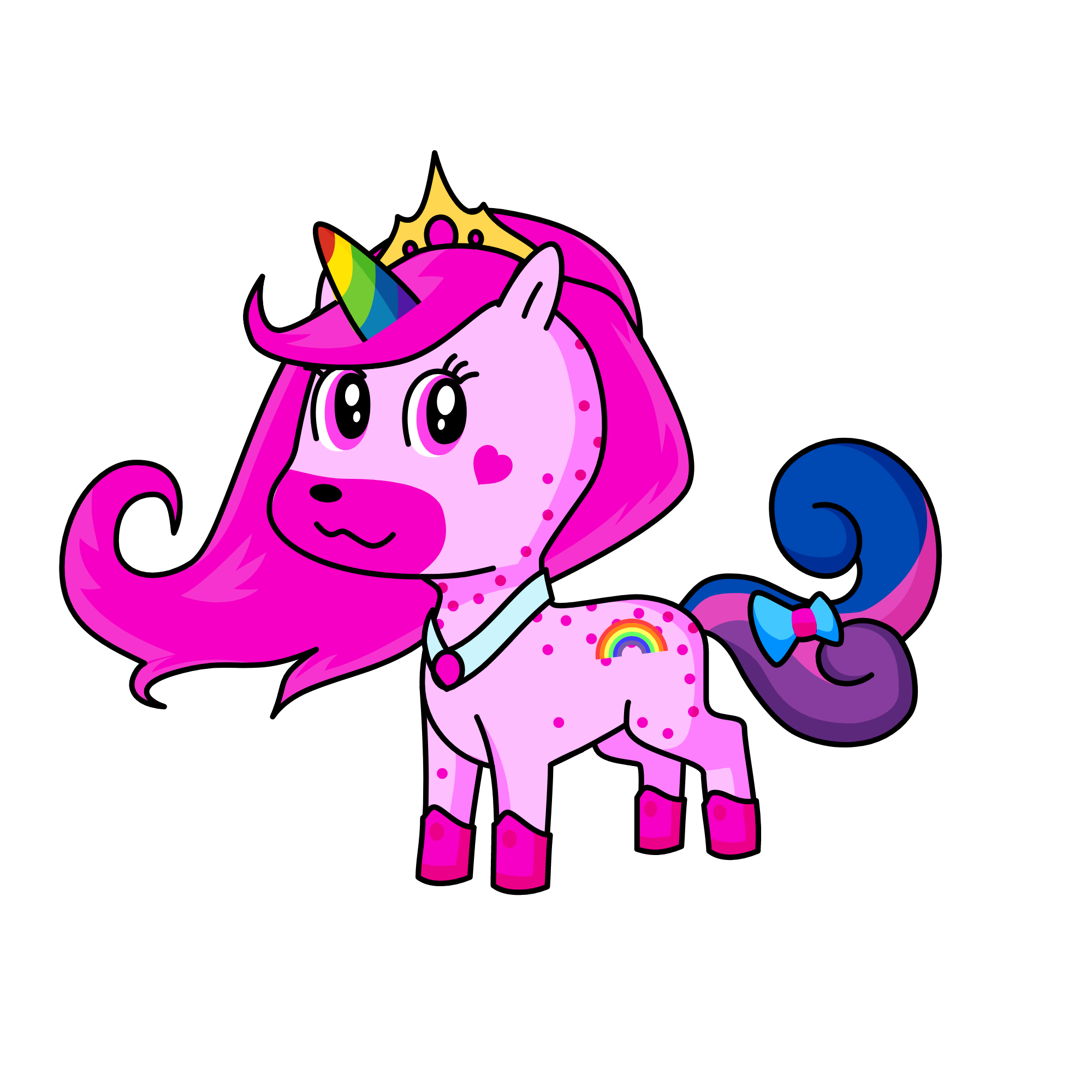 pinky, the unicorn