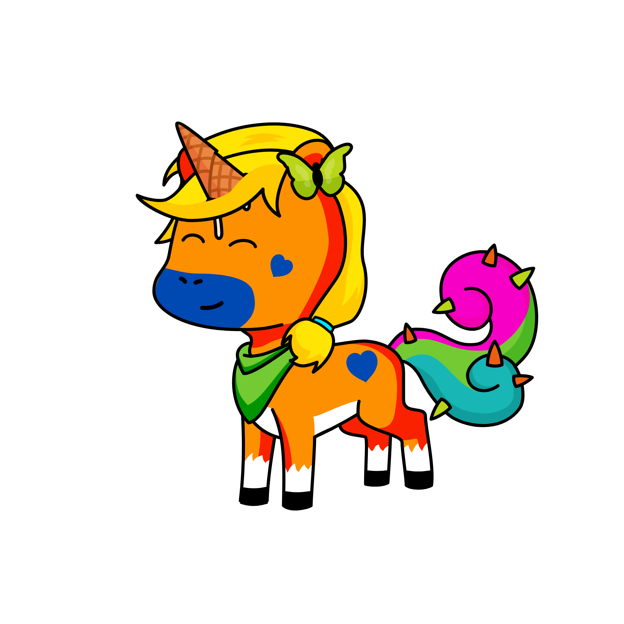 wellooo ICECREAM, the unicorn