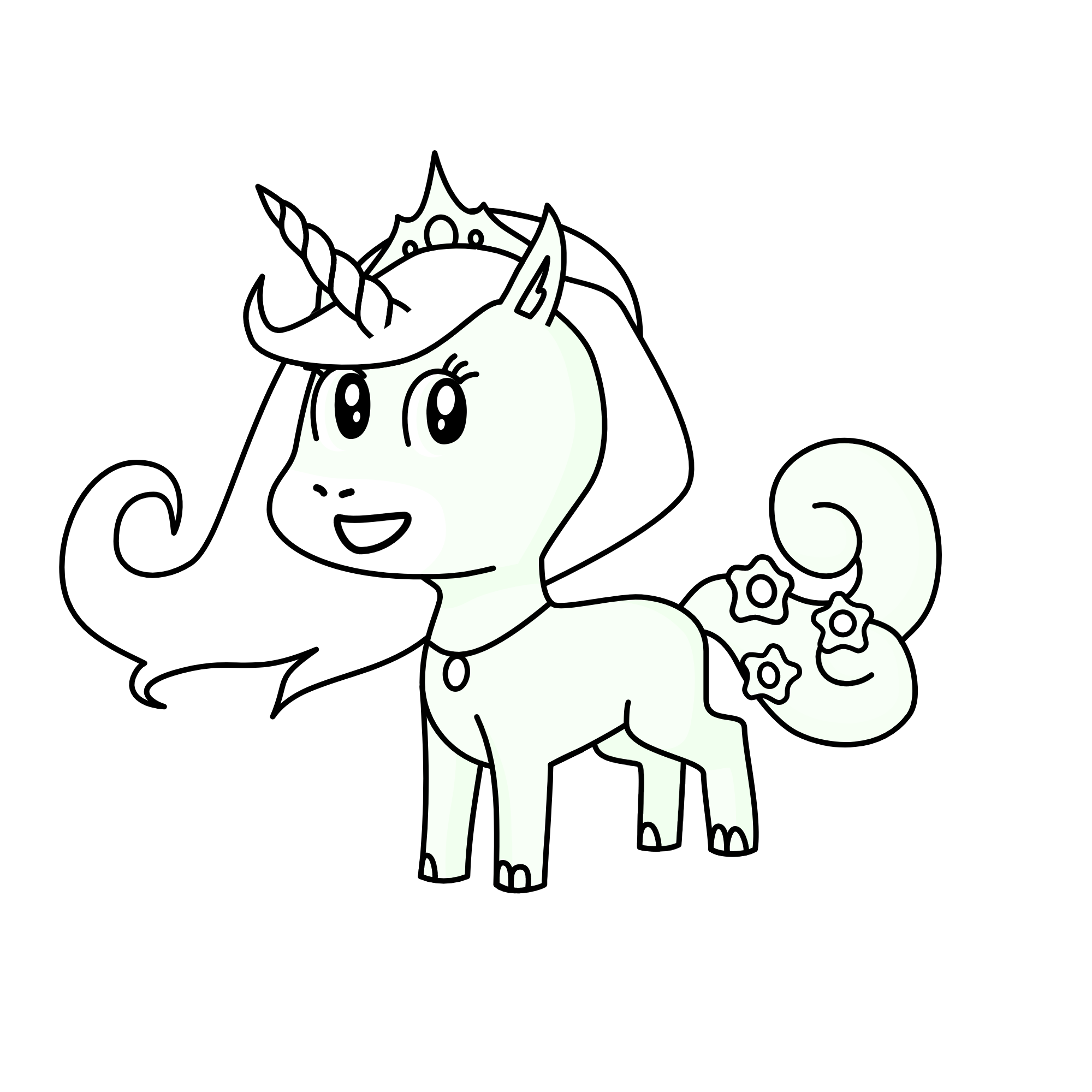 page, the unicorn