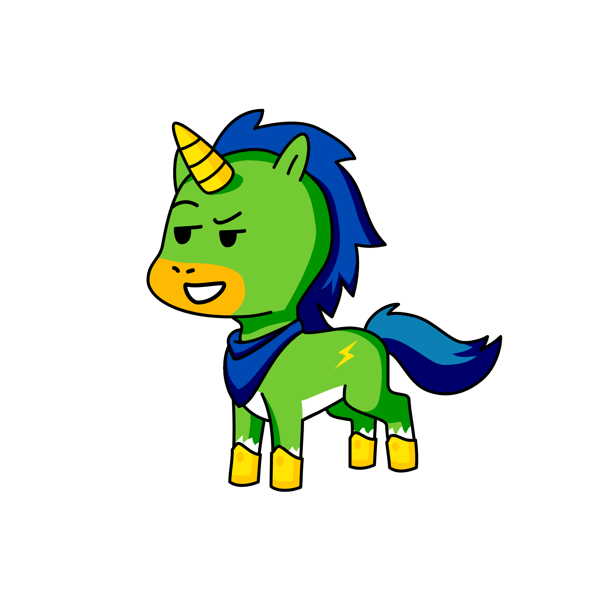 Jake U<U, the unicorn